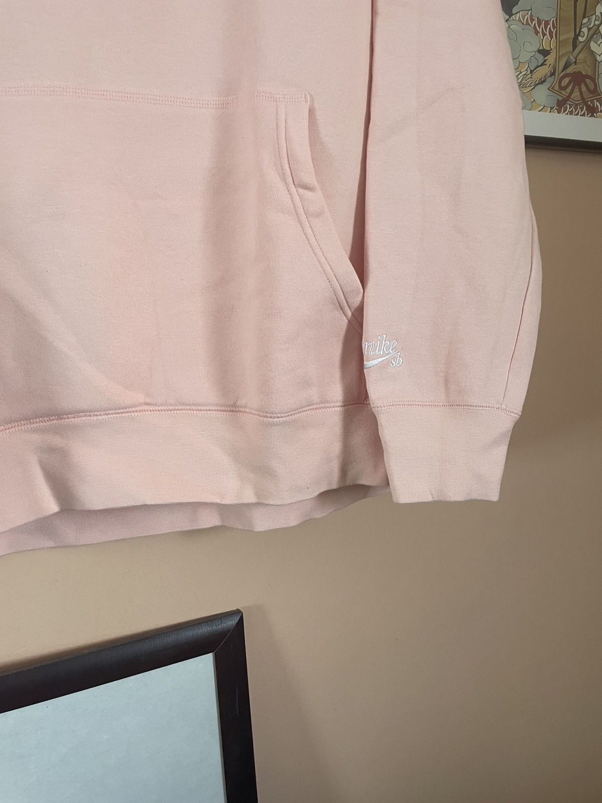 Nike SB NBA X Nike SB Pink logo hoodie Size US XL / EU 56 / 4 - 3 Thumbnail