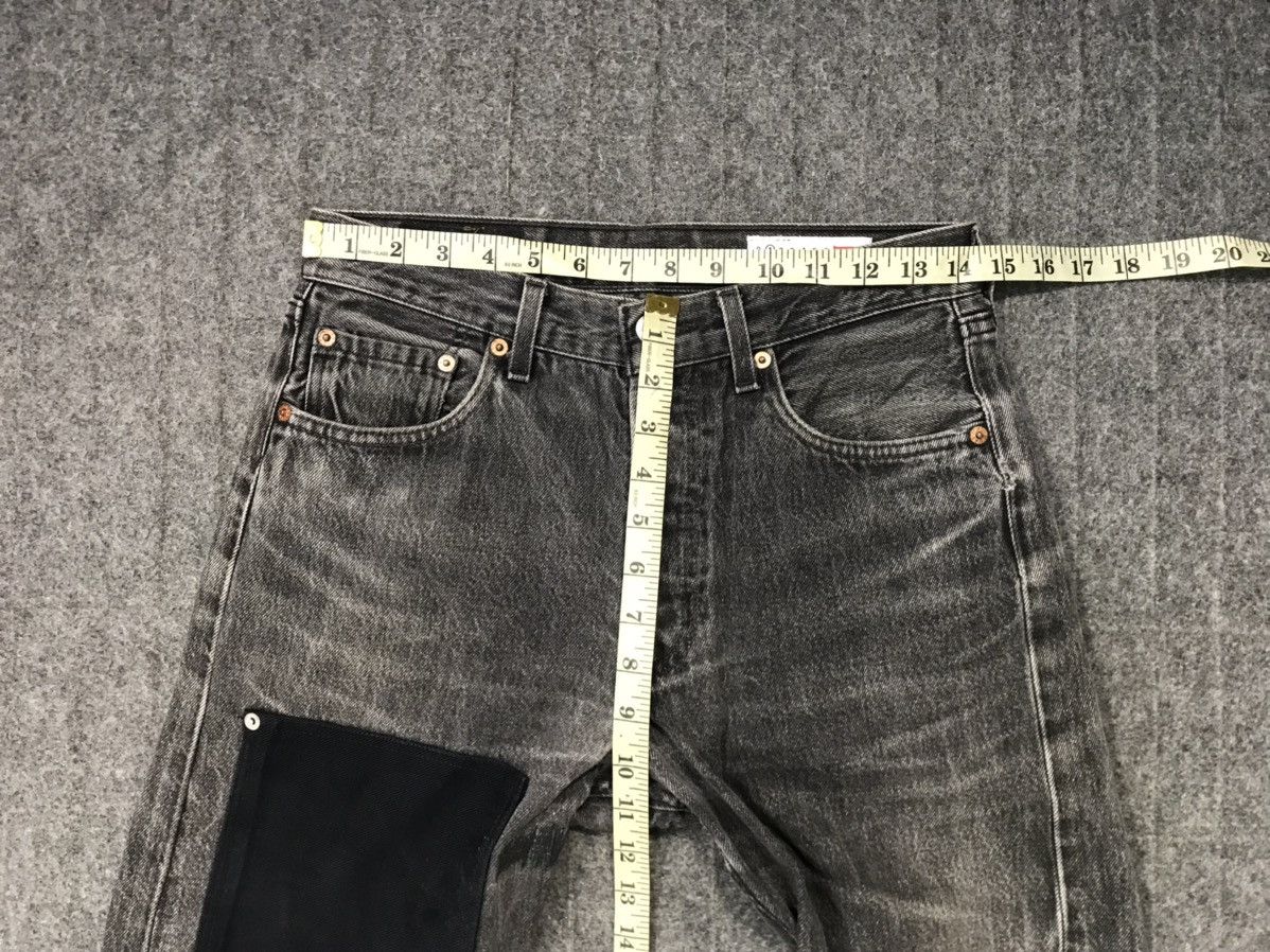 Levi's Vintage Clothing Vintage 501 France Black Denim Jean Zipper Flaps Pocket E179 Size US 29 - 15 Thumbnail