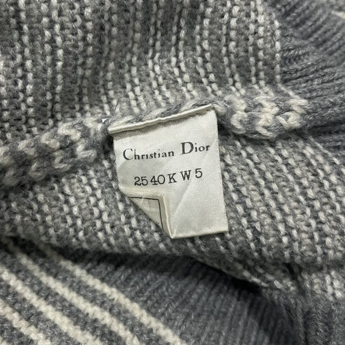 Christian Dior Monsieur Vintage Christian Dior Embroidery Big Logo Knit Sweaters Size US L / EU 52-54 / 3 - 5 Thumbnail