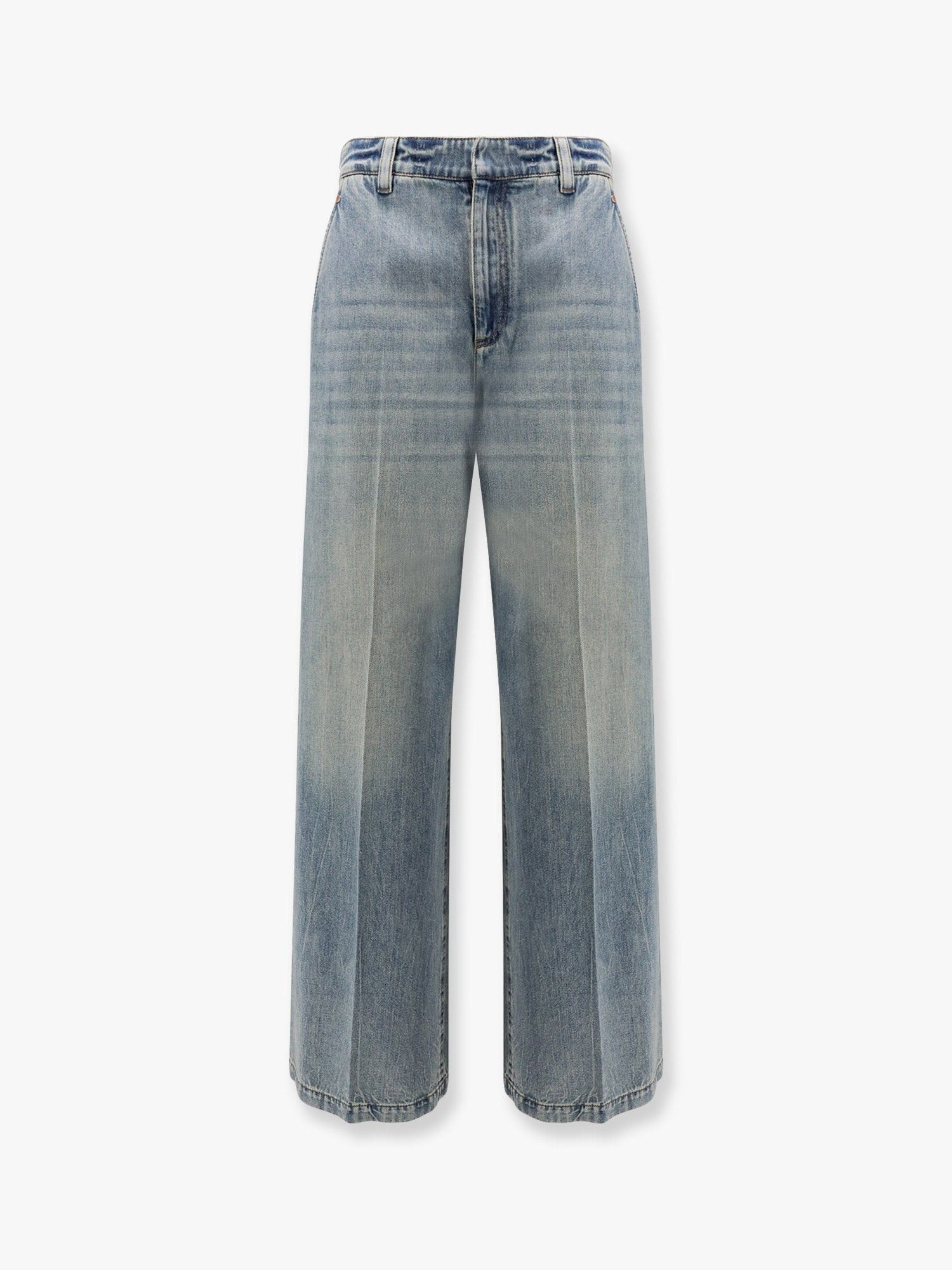 デニム・ジーパン BRUNELLO CUCINELLI Stone-washed flared jeans Blu Brunello Cucinelli - Dark Wash Skinny Fit Jean | Mitchell Stores