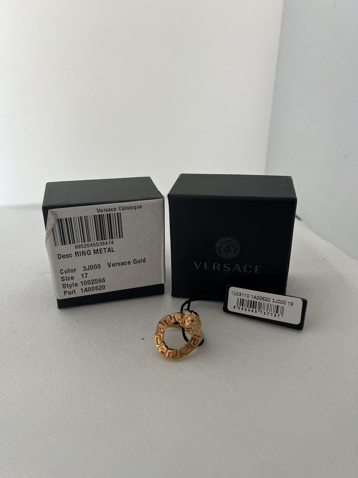 Versace Versace Medusa head ring 8 3/4 Size ONE SIZE - 7 Thumbnail