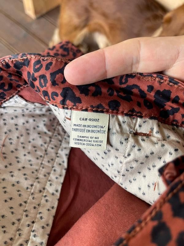 Maison Scotch × Scotch & Soda Maison Scotch Red Leopard Style Chinos Medium Size 30" / US 8 / IT 44 - 5 Thumbnail