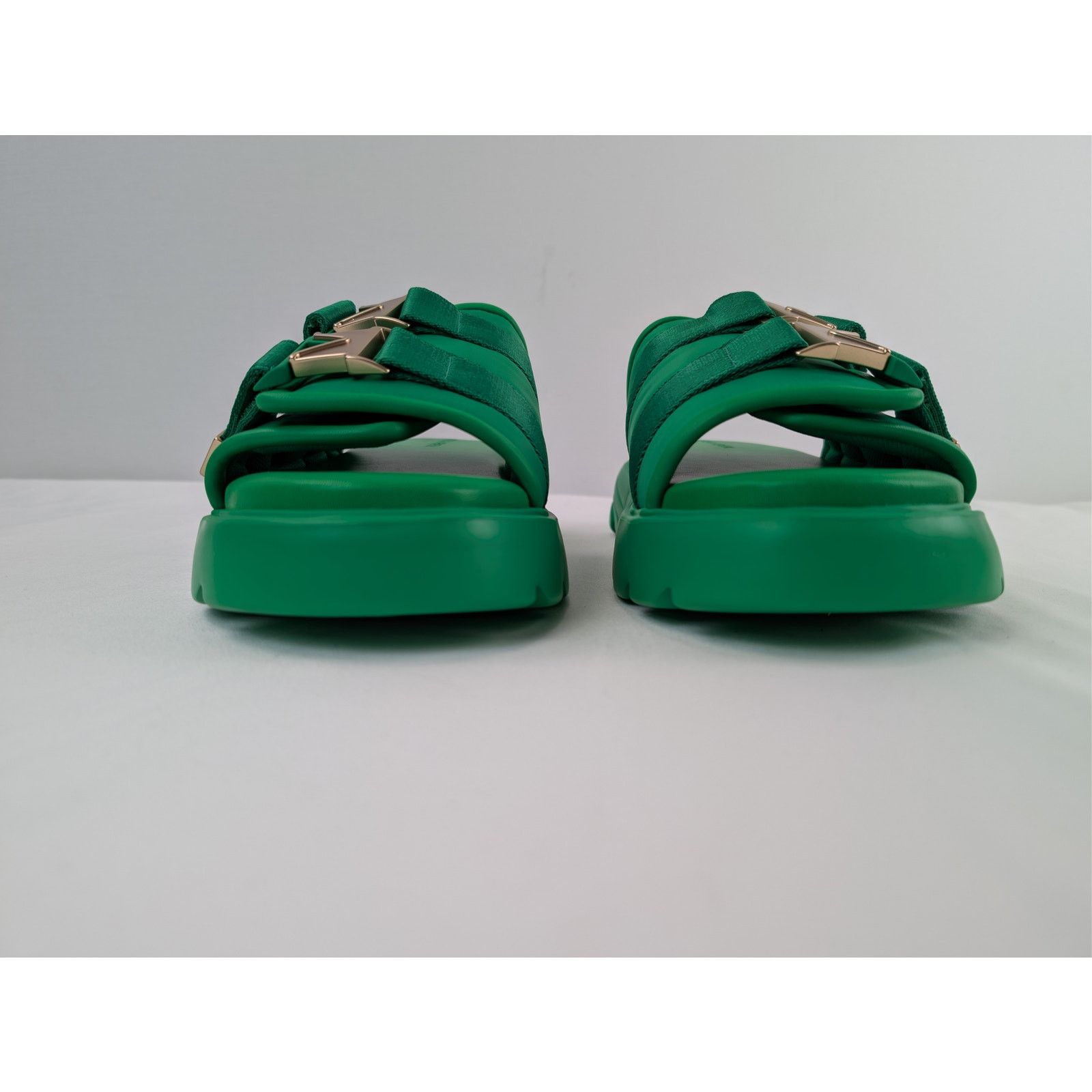 Bottega Veneta o1rshd1 Bomber Flash Sandal in Grass/Green Size US 12 / EU 45 - 9 Thumbnail
