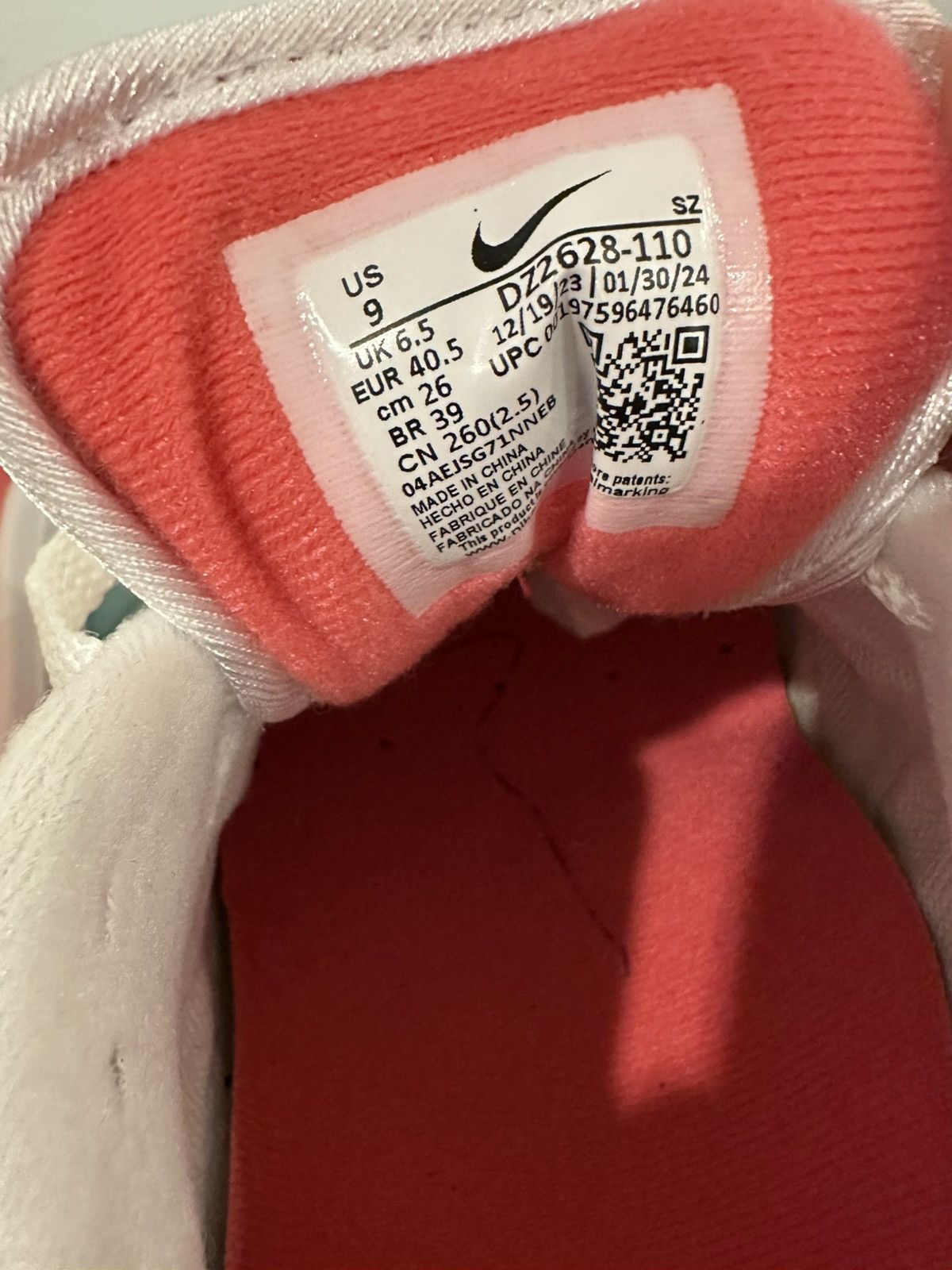 Nike Size 9 - Nike Air Max 1 Aster Pink W Size US 9 / IT 39 - 8 Thumbnail