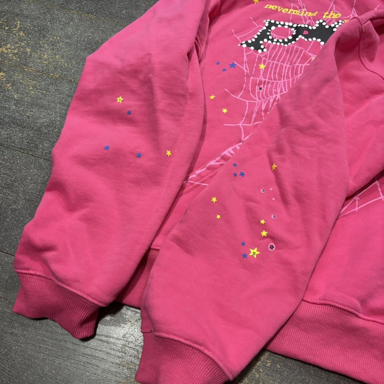 Designer spider never mind the spiders here’s the slime pink hoodie Size M / US 6-8 / IT 42-44 - 4 Thumbnail