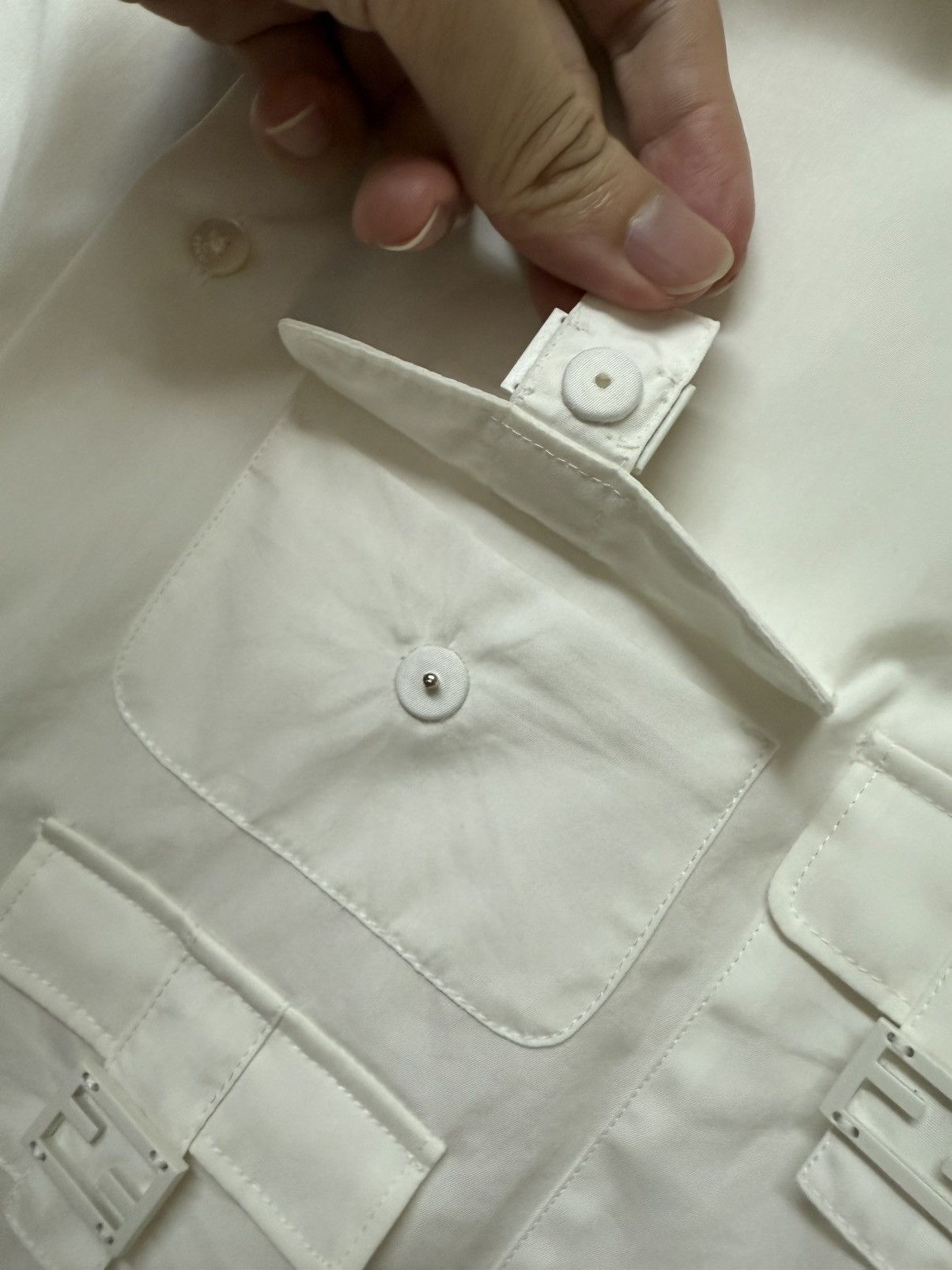 Fendi Fendi FF multi-pocket shirt Size US L / EU 52-54 / 3 - 5 Thumbnail