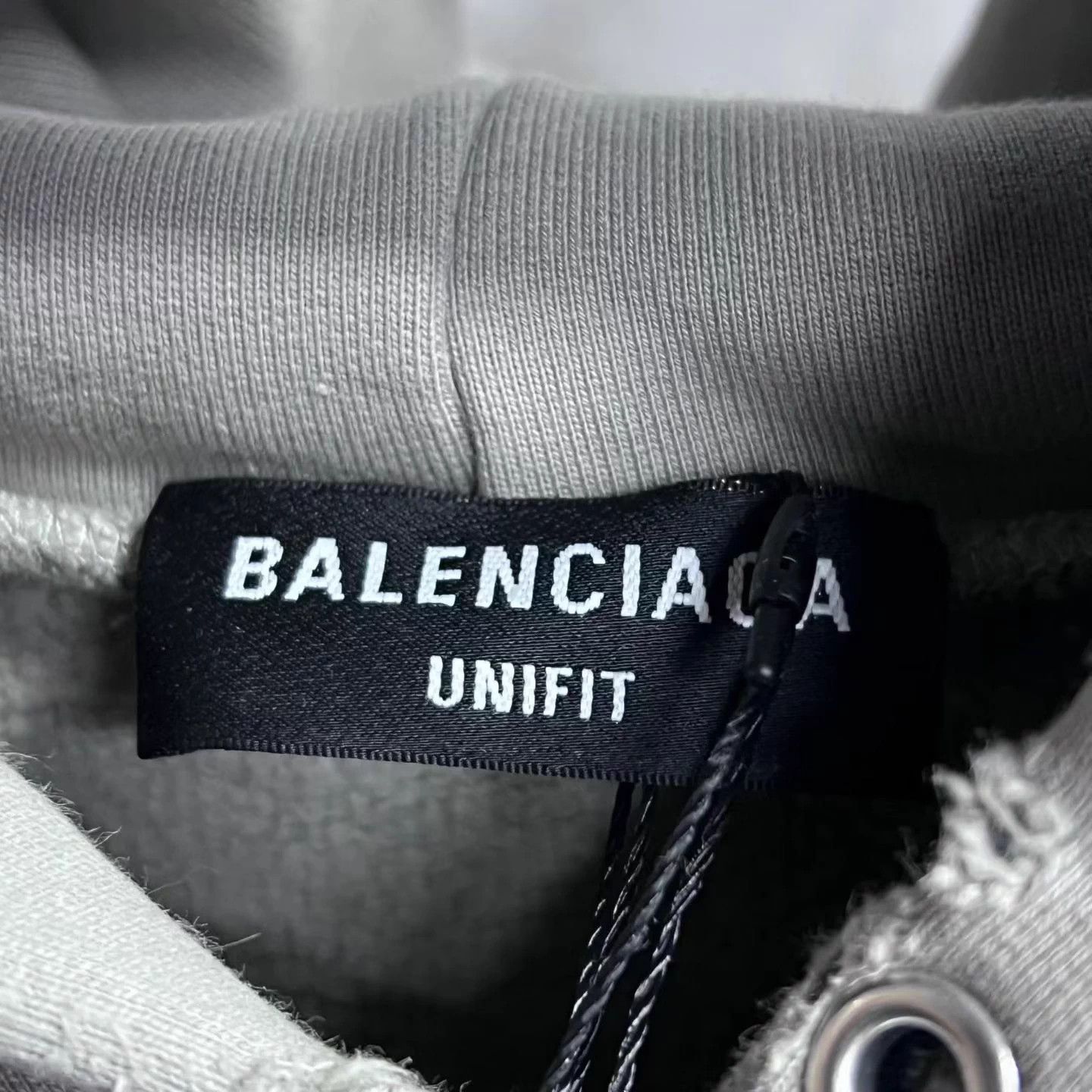 Balenciaga Balenciaga Gray Logo Print Pull-Over Hoodie Size US S / EU 44-46 / 1 - 3 Thumbnail
