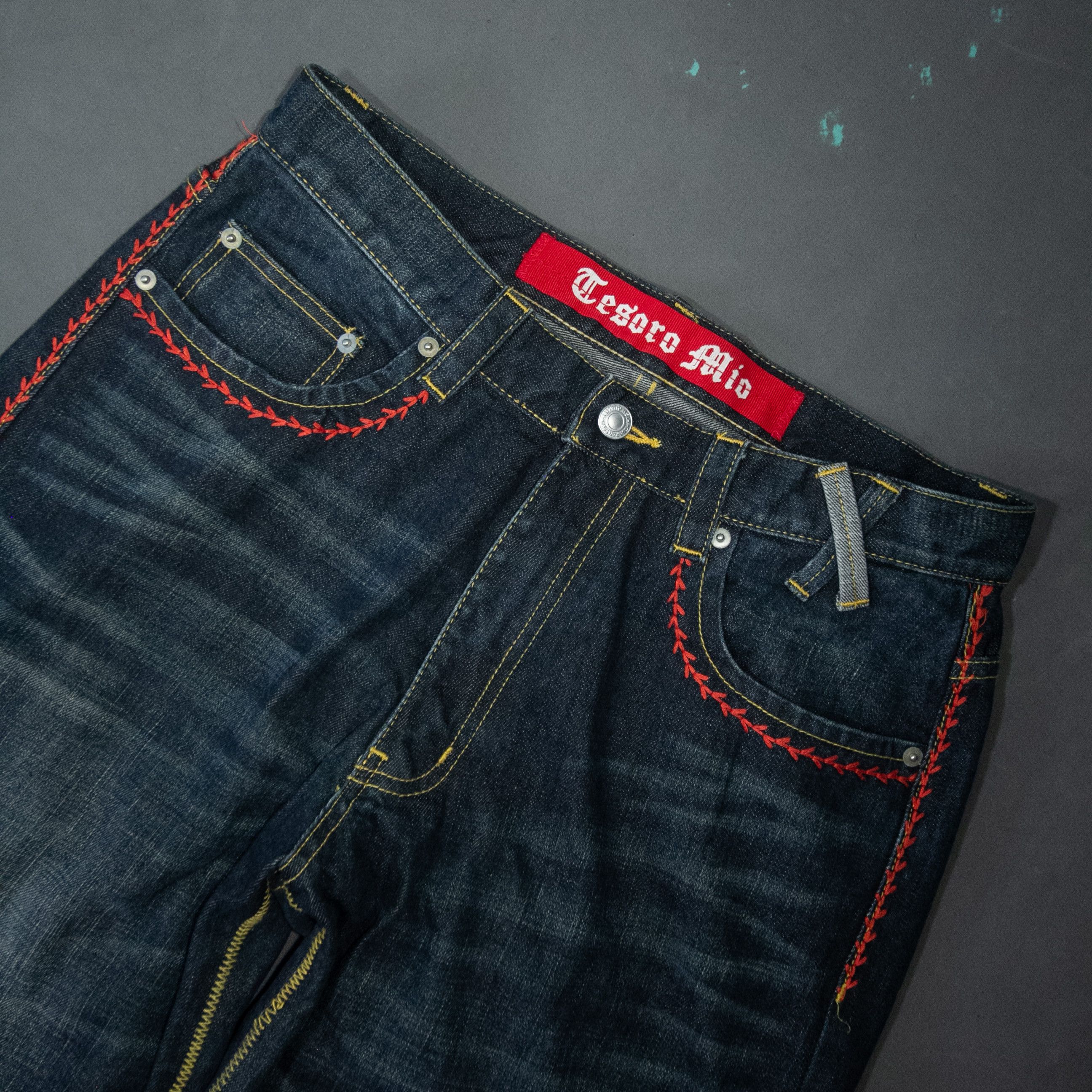 Japanese Brand Tesoro Mio Denim Size US 32 / EU 48 - 3 Thumbnail