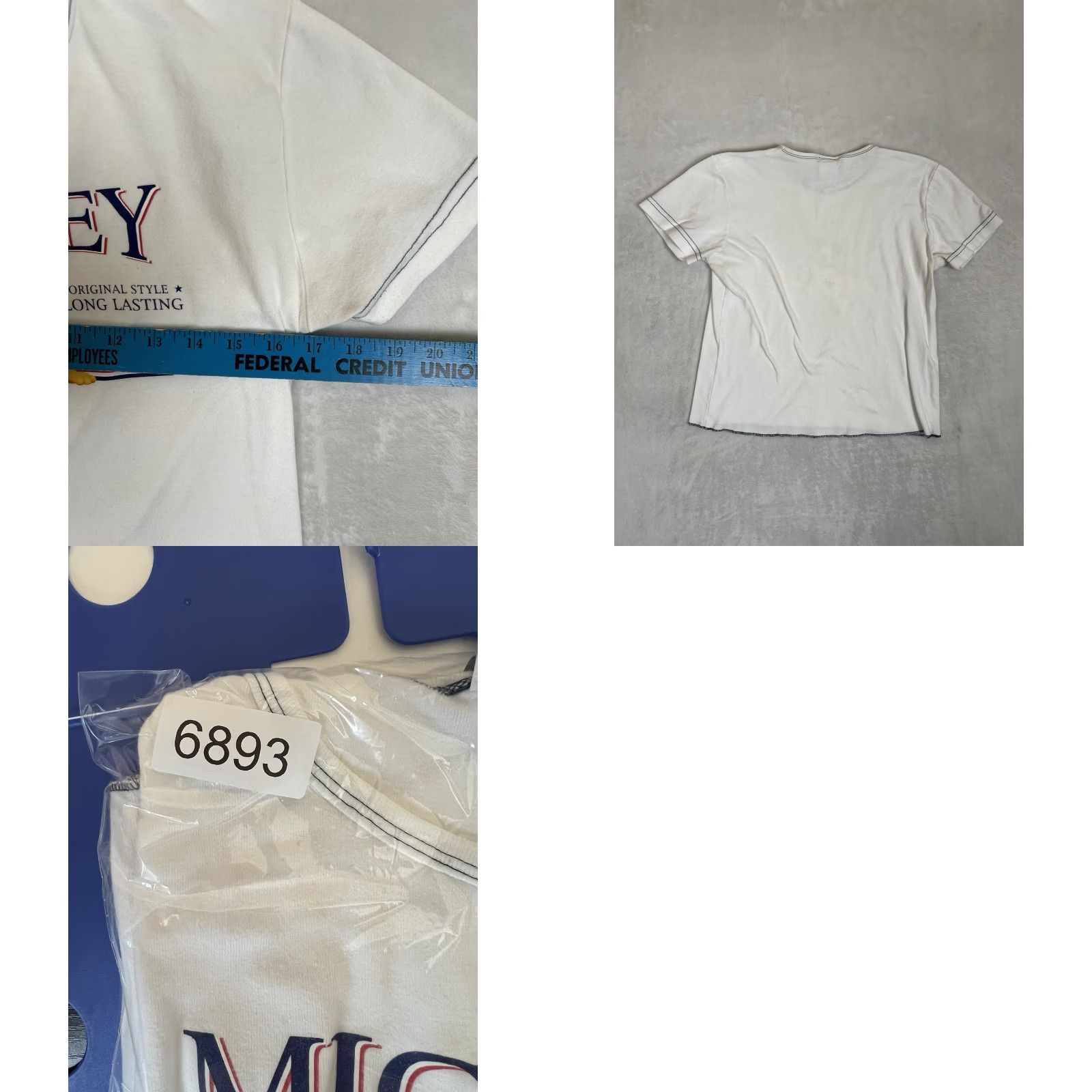 Mickey Unlimited VINTAGE Mickey Unlimited Pluto T-Shirt Women L White 100% Cotton USA 90s Cartoon Short Sleeve Mens Womens Boys Girls Size L / US 10 / IT 46 - 8 Thumbnail