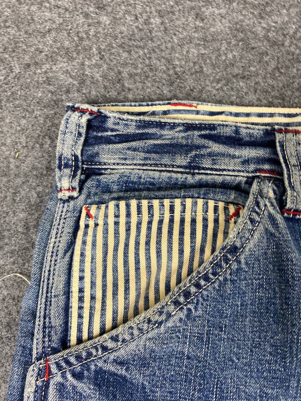 Sugar Cane sugarcane & co carpenter denim nice hickory stripe design Size US 34 / EU 50 - 11 Thumbnail