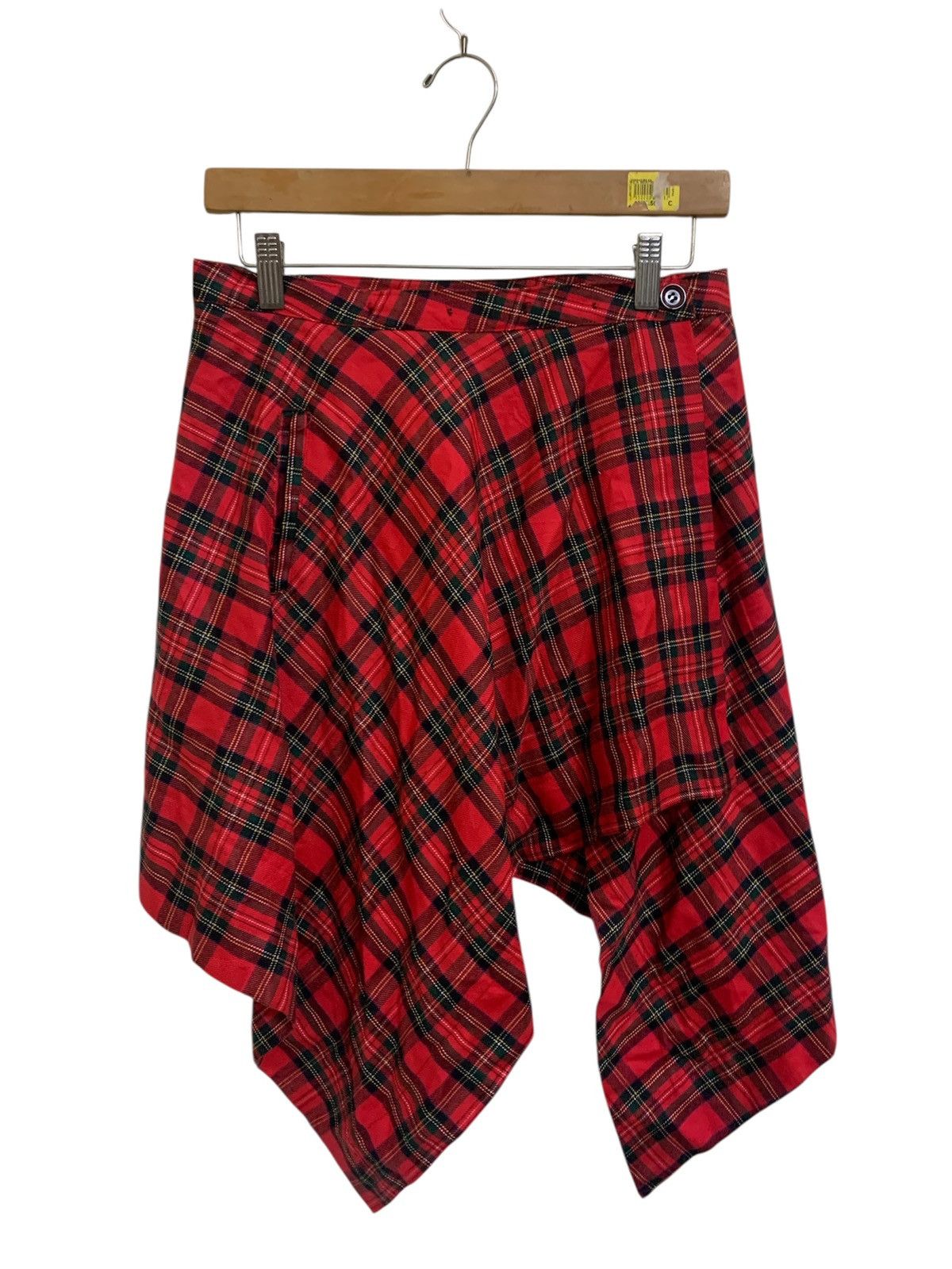 Seditionaries Japanese Ankorock Gothic Punk Red Tartan Skirt Size 28" / US 6 / IT 42 - 5 Thumbnail
