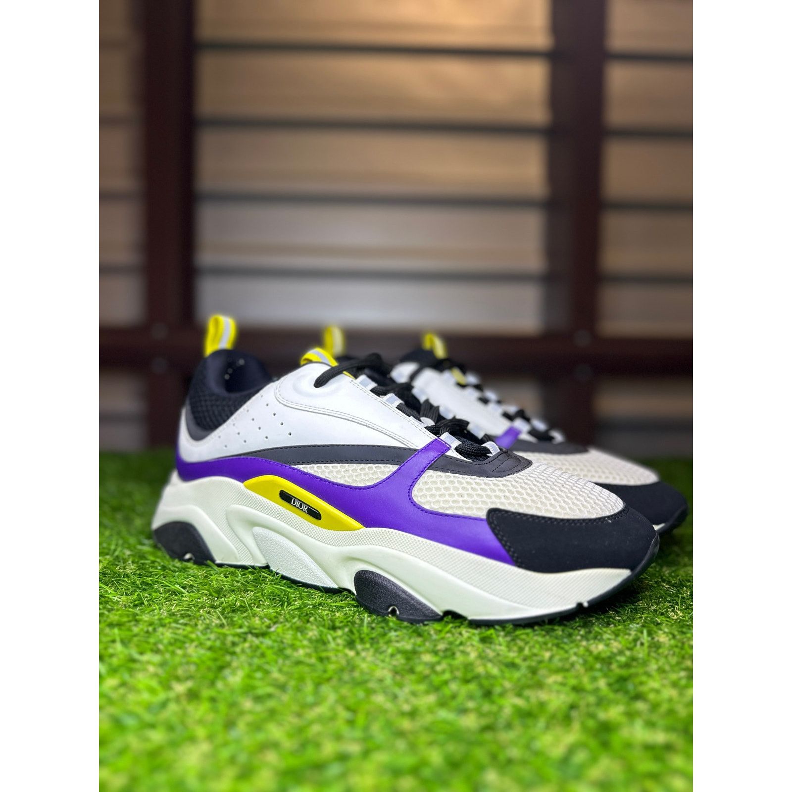 Dior Size 45 (12 US) - Dior B22 Reflective Sneaker Lakers Purple Size US 12 / EU 45 - 1 Thumbnail