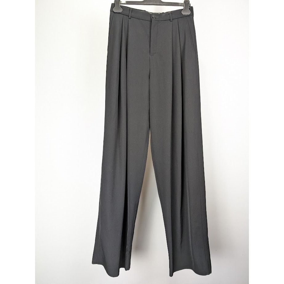 Saint Laurent Paris o1rshd1 Pants Gabardine Fluide in Noir Size US 30 / EU 46 - 2 Thumbnail