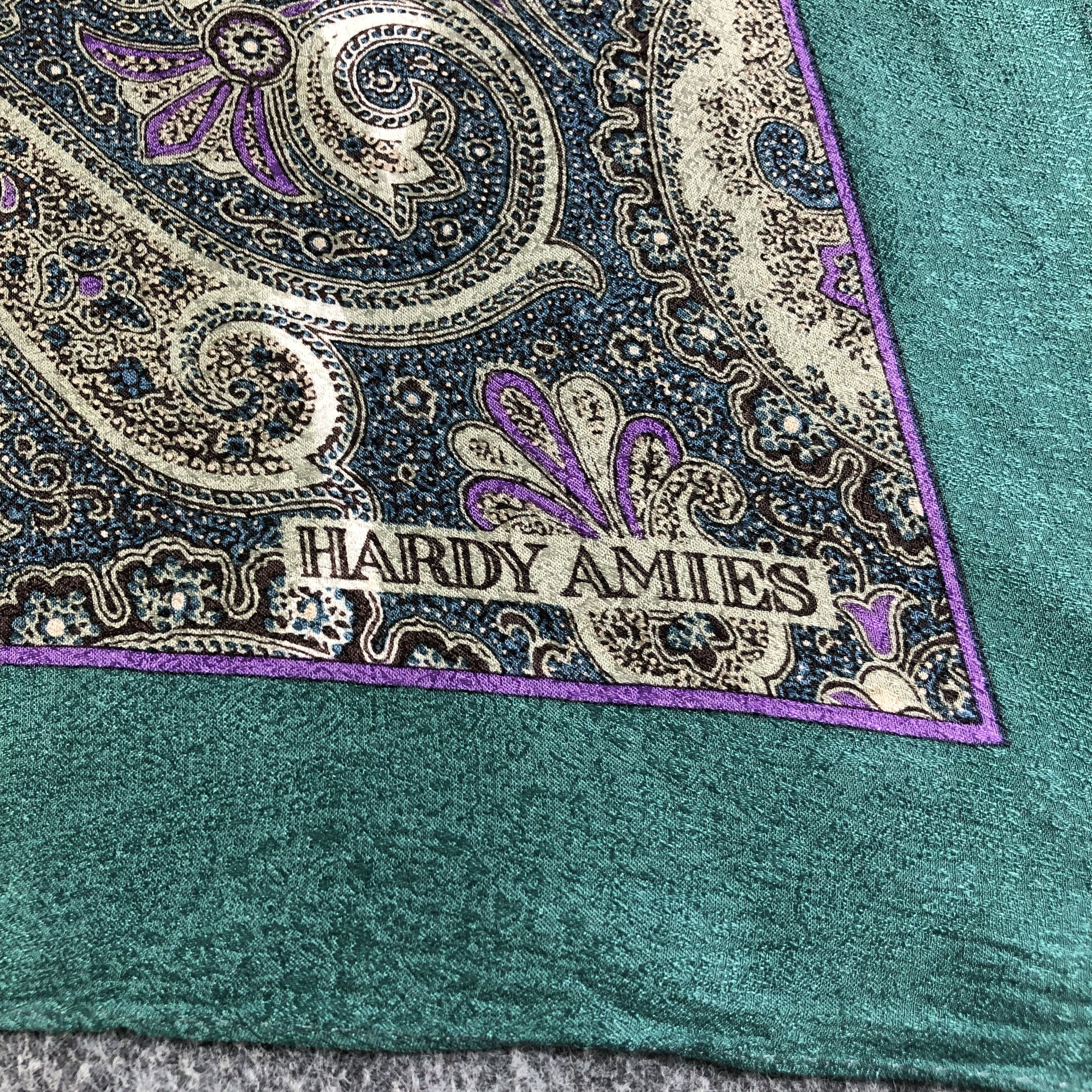 Hardy Amies Vintage Hardy Amies Paisley Silk Scarf M713 Size ONE SIZE - 3 Thumbnail