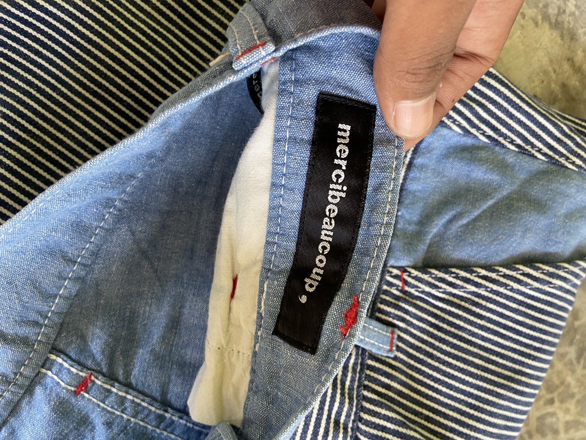 Issey Miyake × Japanese Brand × mercibeaucoup Doublewaist Hickory Stripe Mercibeaucoup Pant Size US 30 / EU 46 - 17 Thumbnail