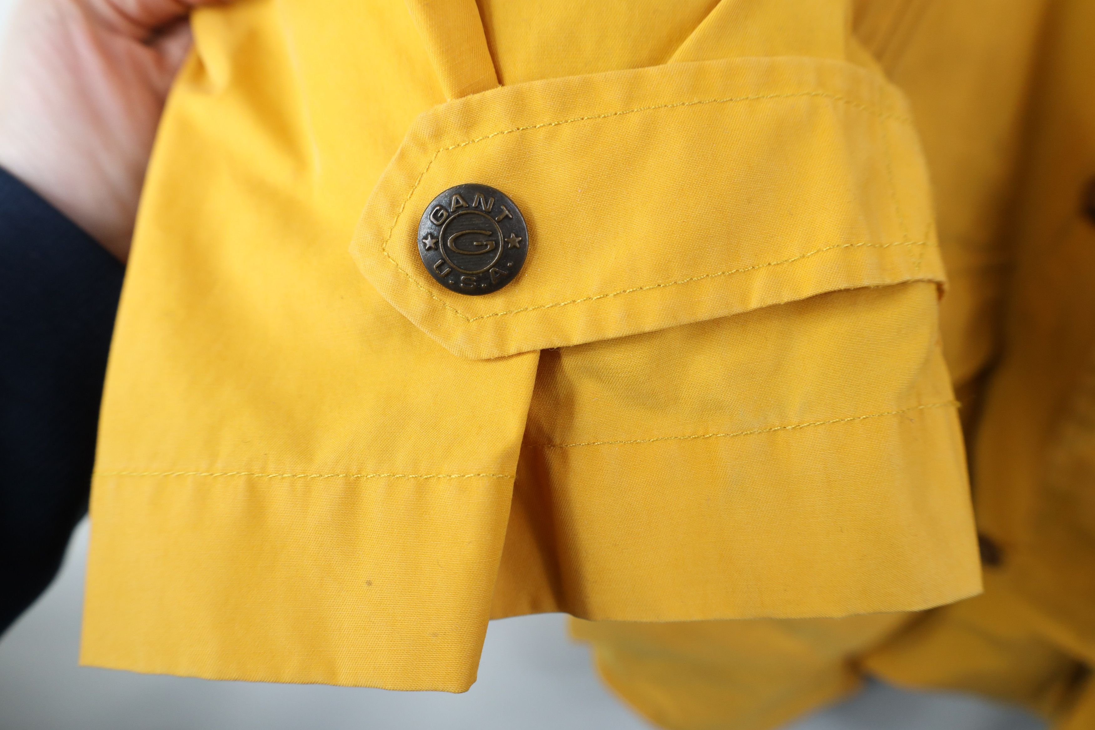 Vintage Vintage 90s Streetwear Pigment Dye Chore Barn Jacket Yellow Size US L / EU 52-54 / 3 - 6 Thumbnail