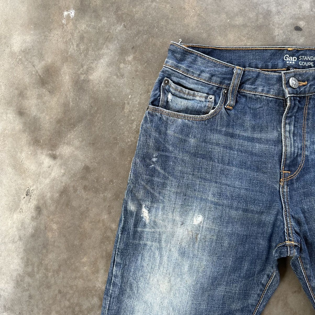 Japanese Brand Vintage Japanese Distressed Denim Faded Jean Pant Size US 31 - 4 Thumbnail