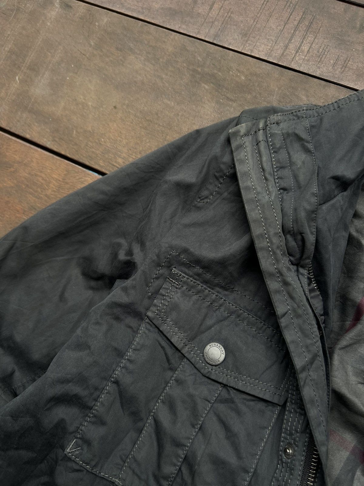 Burberry 00’s BURBERRY LONDON MILITARY ARMY FIELD JACKET RARE Size US XL / EU 56 / 4 - 5 Thumbnail