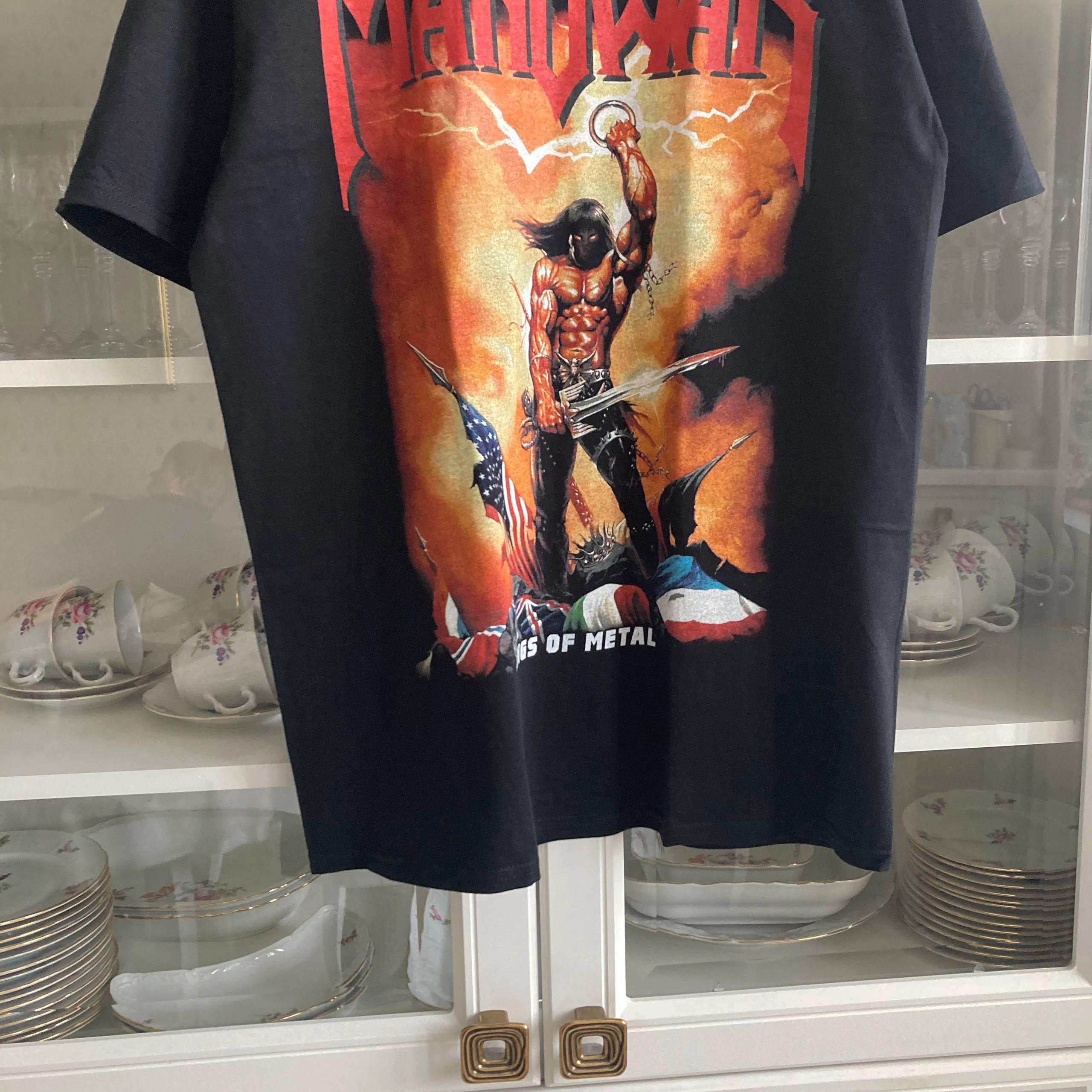 Band Tees T-shirt Monawar - Kings of Metal - Band Heavy metal Size US L / EU 52-54 / 3 - 3 Thumbnail