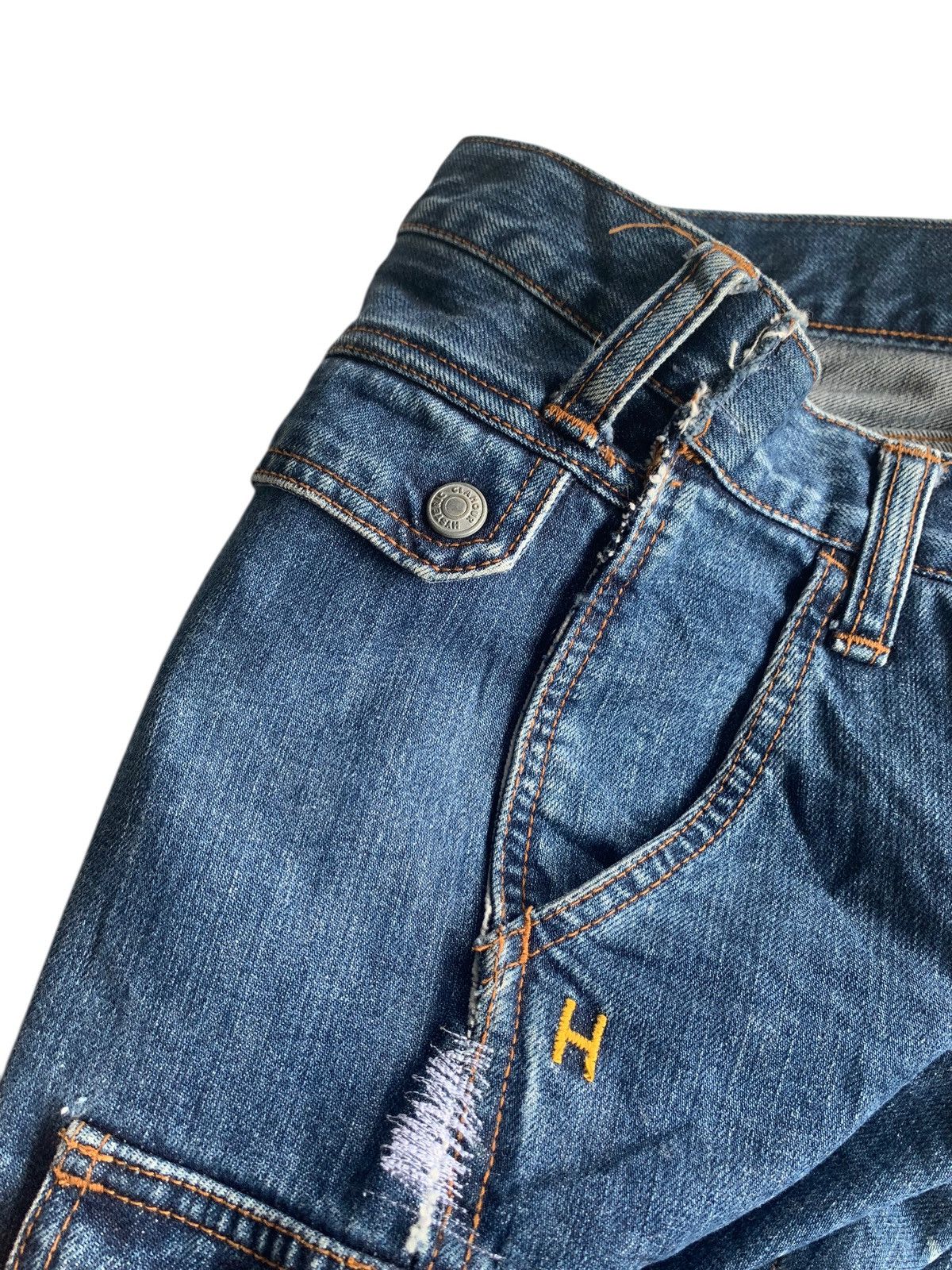 Kapital RARE💥HYSTERIC GLAMOUR STAR FLARED REPAIRED DISTRESSED DENIM Size US 30 / EU 46 - 17 Thumbnail