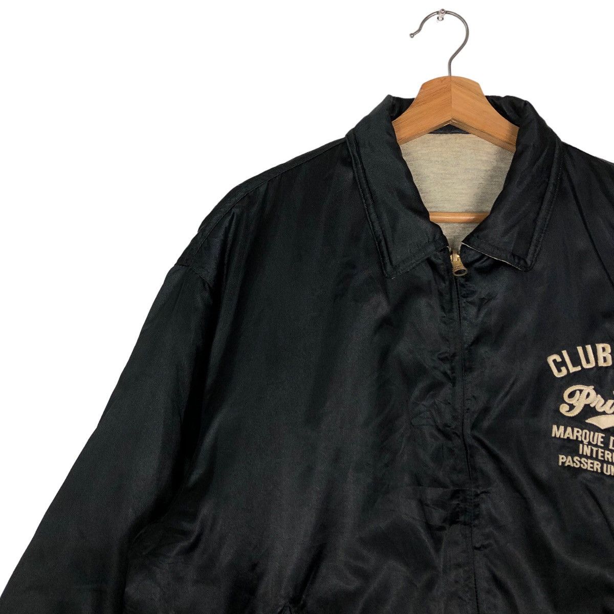 Japanese Brand 🔥Vtg Reversible Bomber Jacket Club League Sports Big Logo Size US L / EU 52-54 / 3 - 7 Thumbnail
