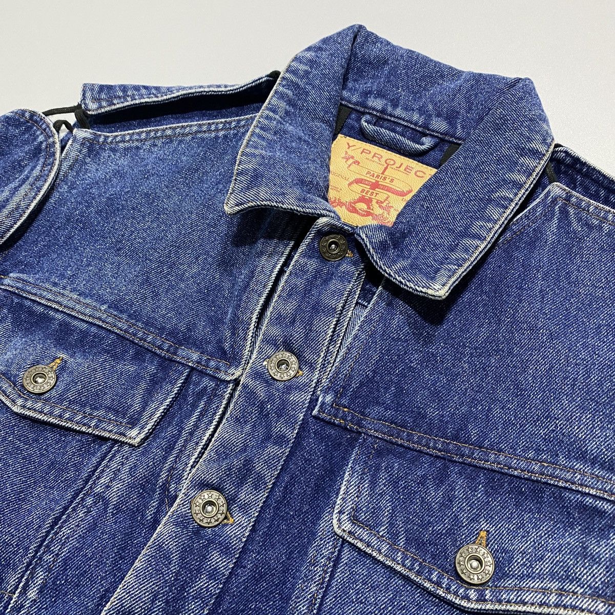 Y/Project Denim Classic Peep Show Jacket Size US S / EU 44-46 / 1 - 6 Thumbnail