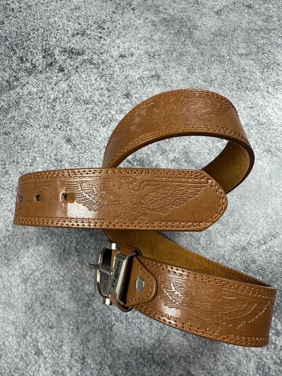 Leather Cayan Logo Birds Belts Leather Streetwear Rare Usa Casual Size ONE SIZE - 2 Thumbnail