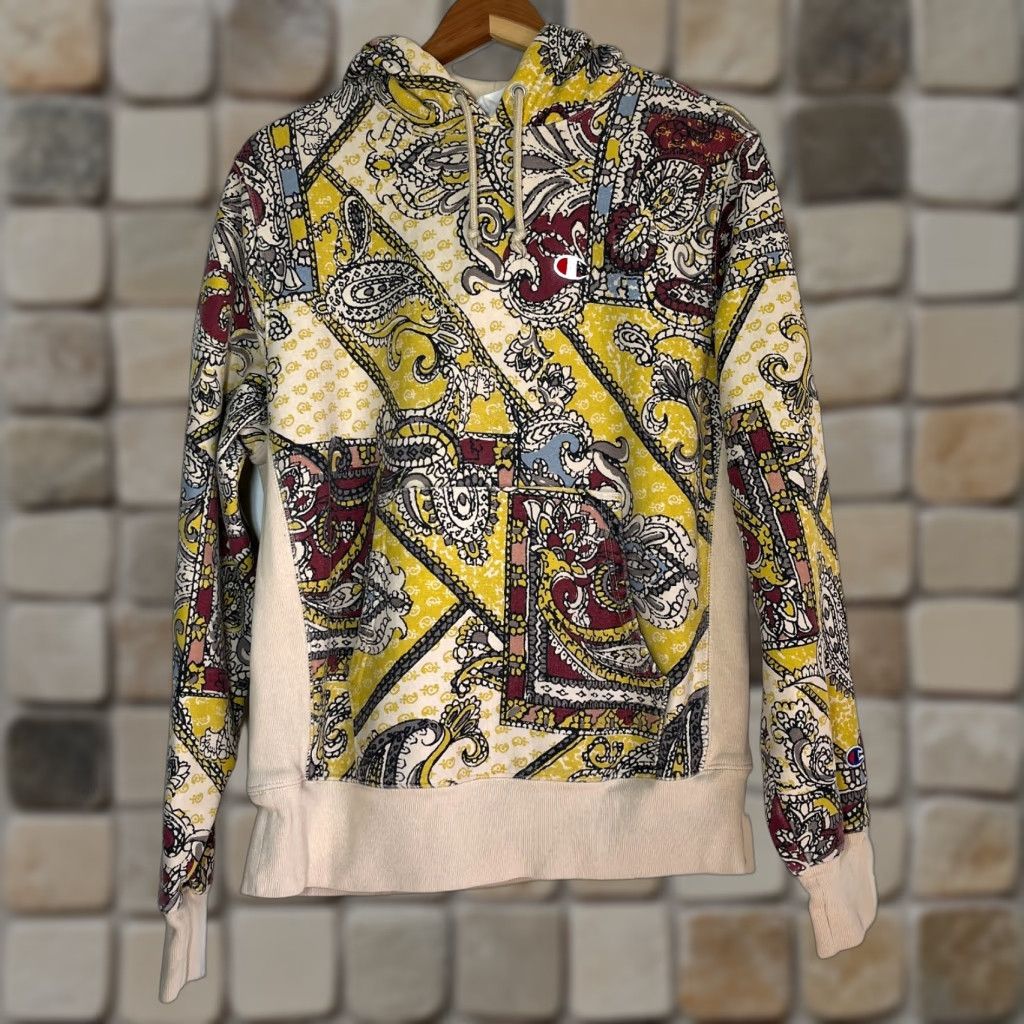 Champion Champion x Urban Outfitters Paisley Print Hoodie Mens M by Champion Reverse Weave Size US M / EU 48-50 / 2 - 1 Thumbnail