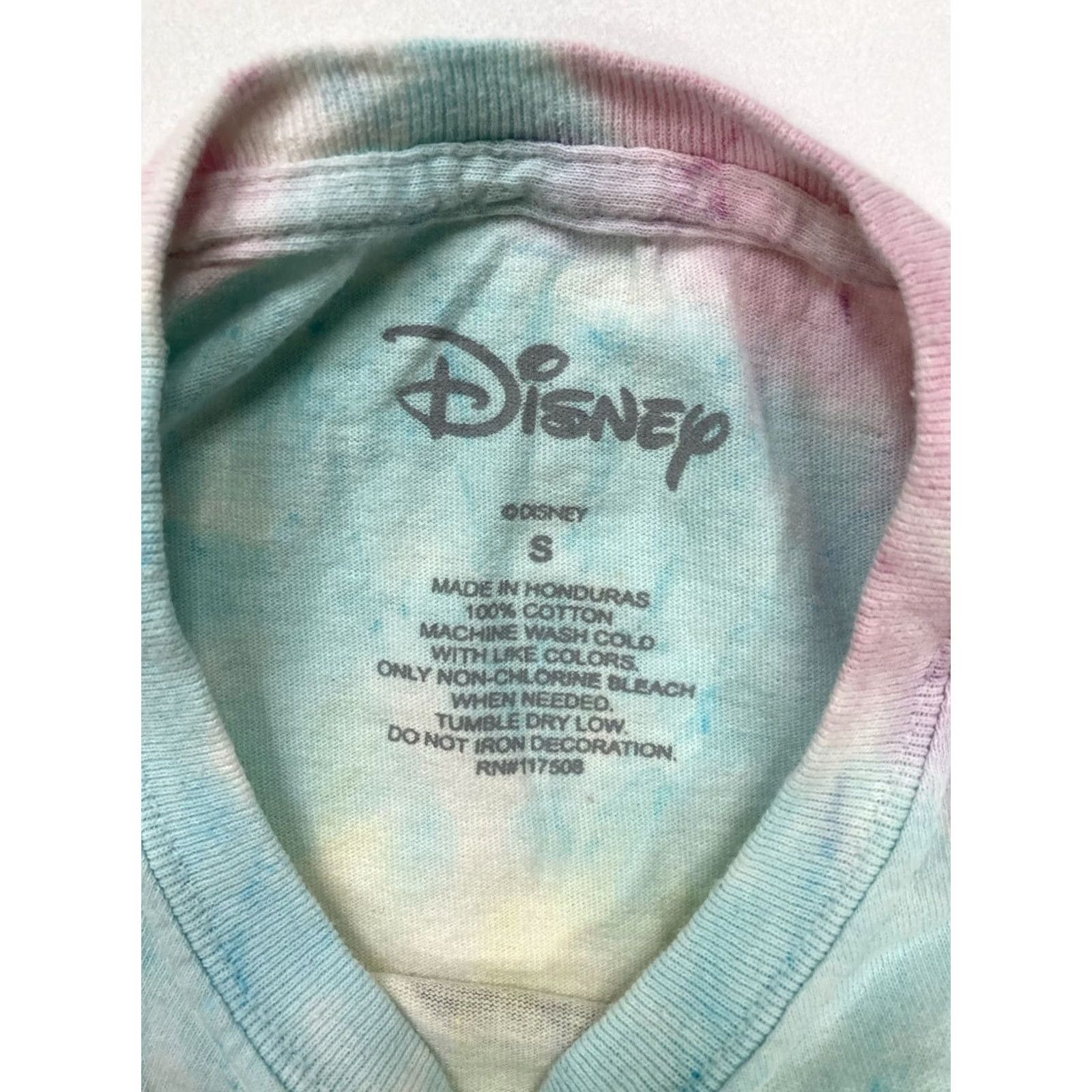 Disney Disney Mickey Mouse Crop Retro Graphic T-Shirt Women Small Multicolor Tie Dye Shirt Size S / US 4 / IT 40 - 4 Thumbnail