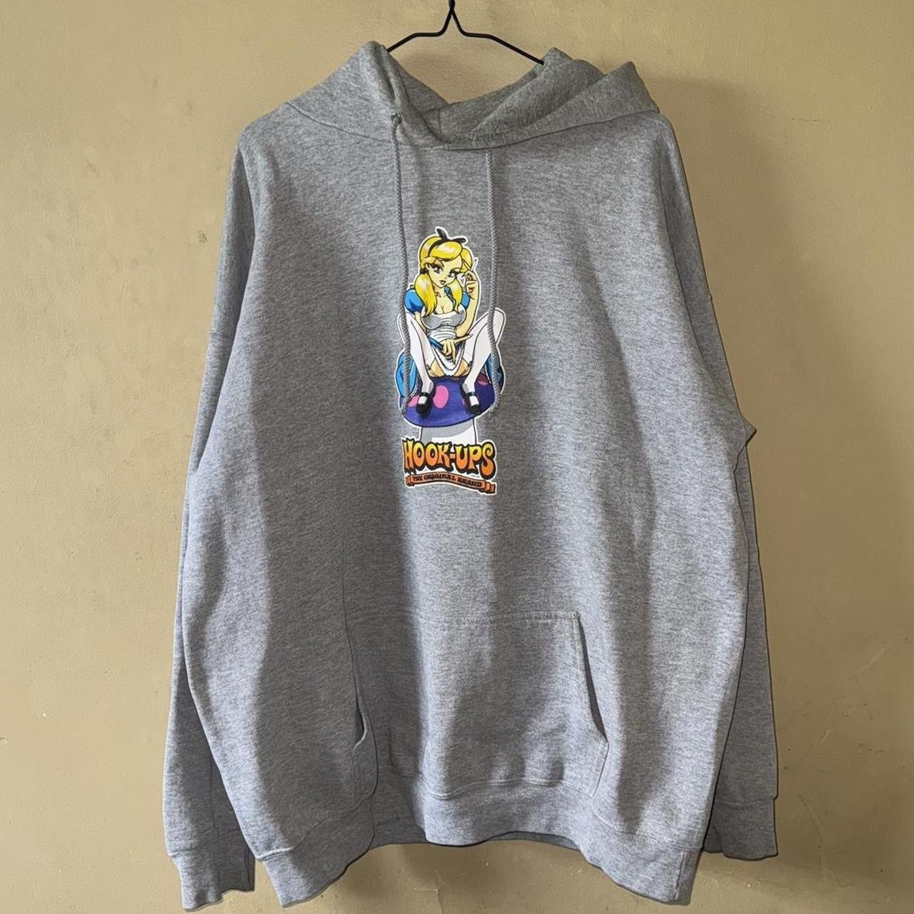 Hook-Ups Y2K 90s 2000 Hook-Ups Alice In Wonderland Anime Skate Hoodie Size US XL / EU 56 / 4 - 1 Thumbnail