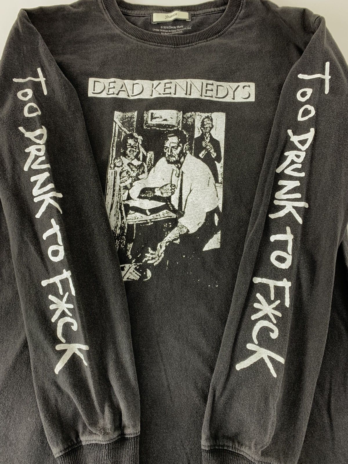 Band Tees The Dead Kennedy To Punk To Fuck Side Tape Punk Band Printed Size US M / EU 48-50 / 2 - 4 Thumbnail
