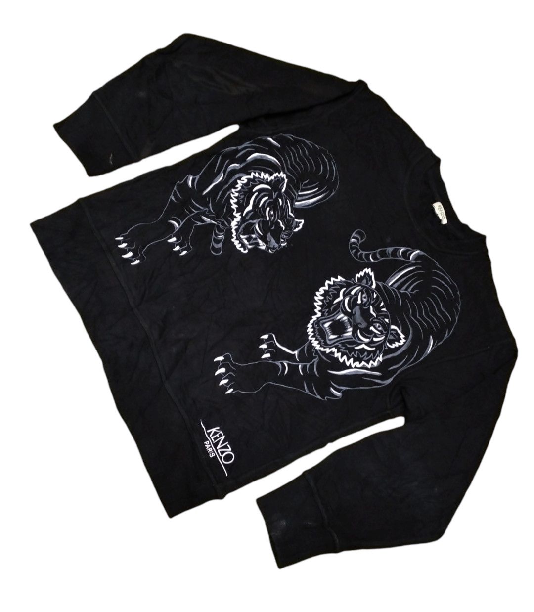 Kenzo Kenzo Paris Double Tiger Sweatshirt Size US S / EU 44-46 / 1 - 2 Thumbnail