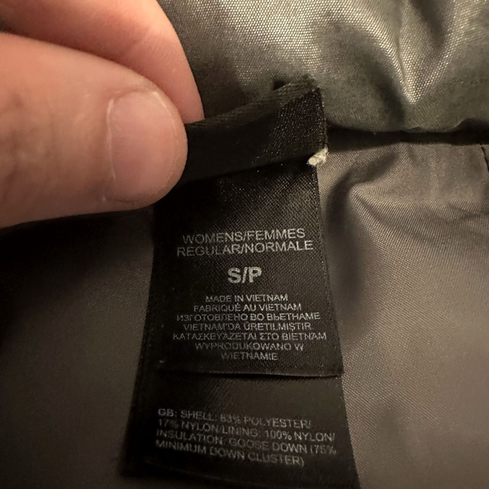 The North Face The North Face Womens Gray 550 Goose Down Puffer Jacket Small Size S / US 4 / IT 40 - 6 Thumbnail
