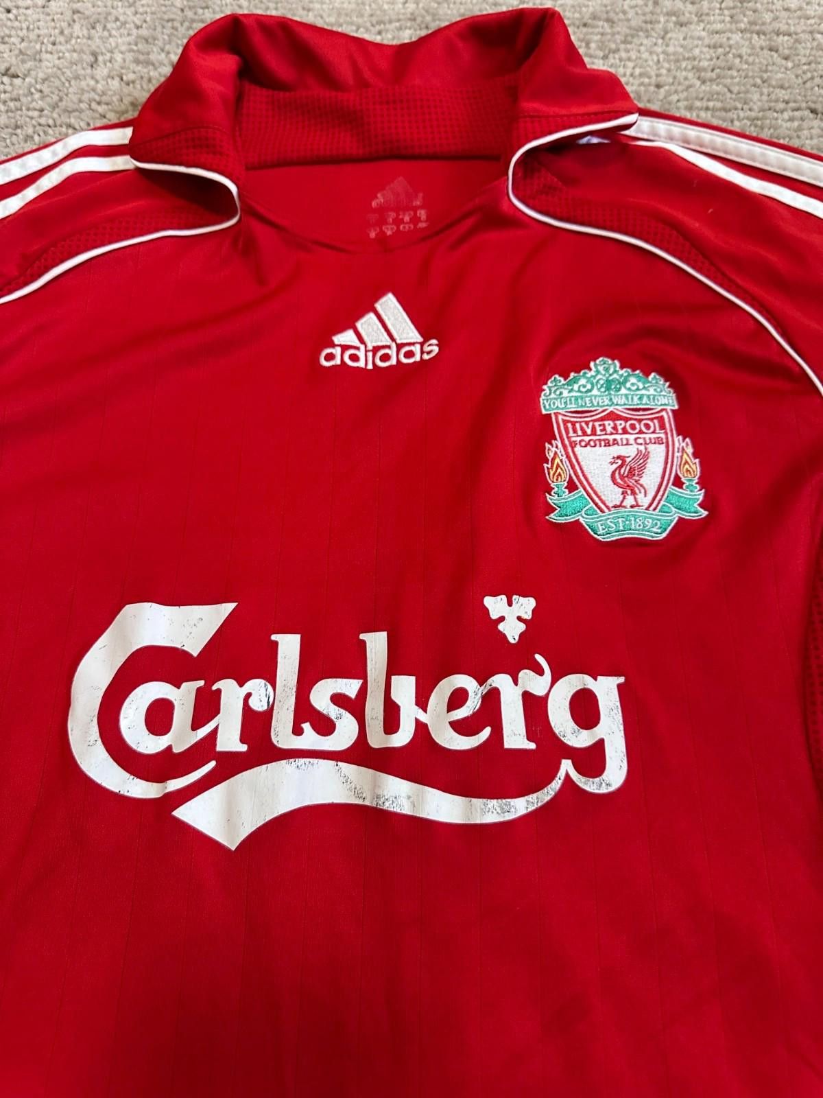 Adidas LIVERPOOL HOME FOOTBALL SHIRT 2006 2008 ADIDAS SHIRT size M Size US M / EU 48-50 / 2 - 4 Thumbnail