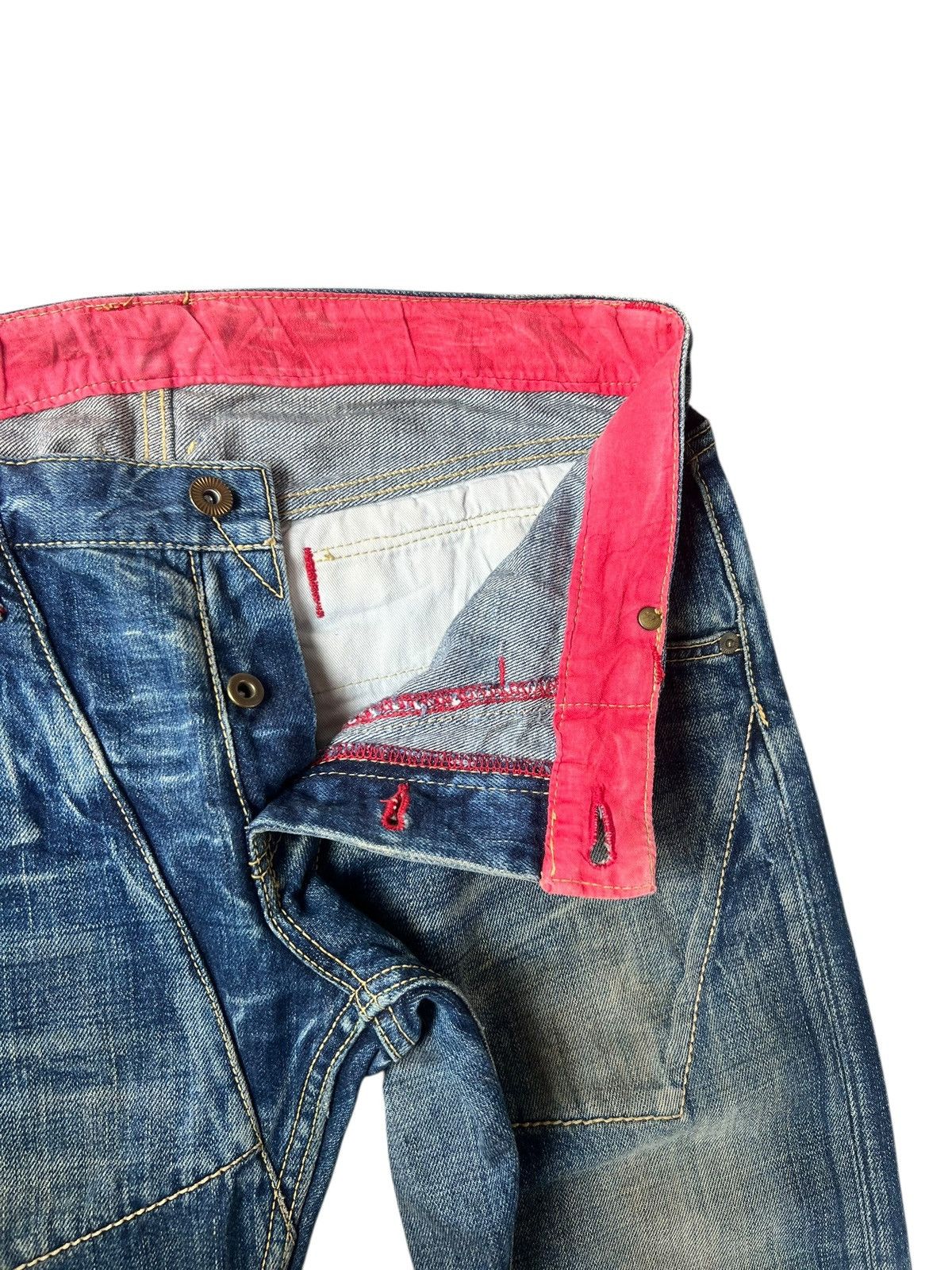 Eternal ETERNAL Japan Distressed Aging Mud Denim Jeans Size US 32 / EU 48 - 7 Thumbnail
