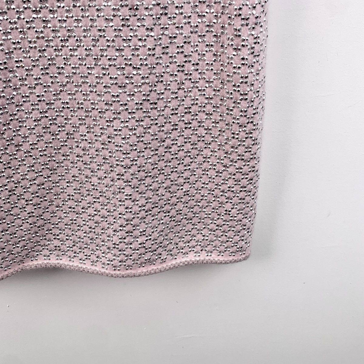 Chanel Chanel Pink Full Rhinestone Short Sleeve Dress K26WX Size XS / US 0-2 / IT 36-38 - 4 Thumbnail