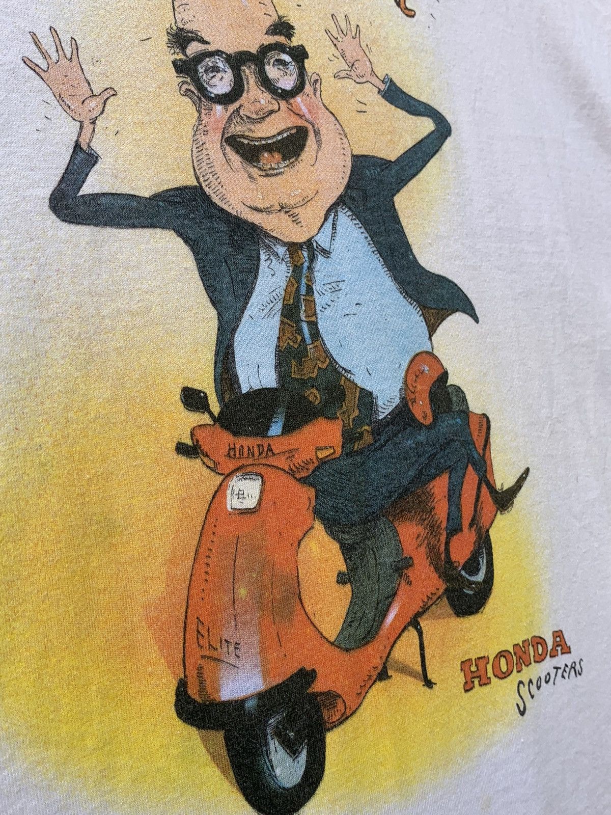 Honda × Vintage Vintage 90’s.. Born To Ride Honda Scooters T Shirts Size US XL / EU 56 / 4 - 11 Thumbnail