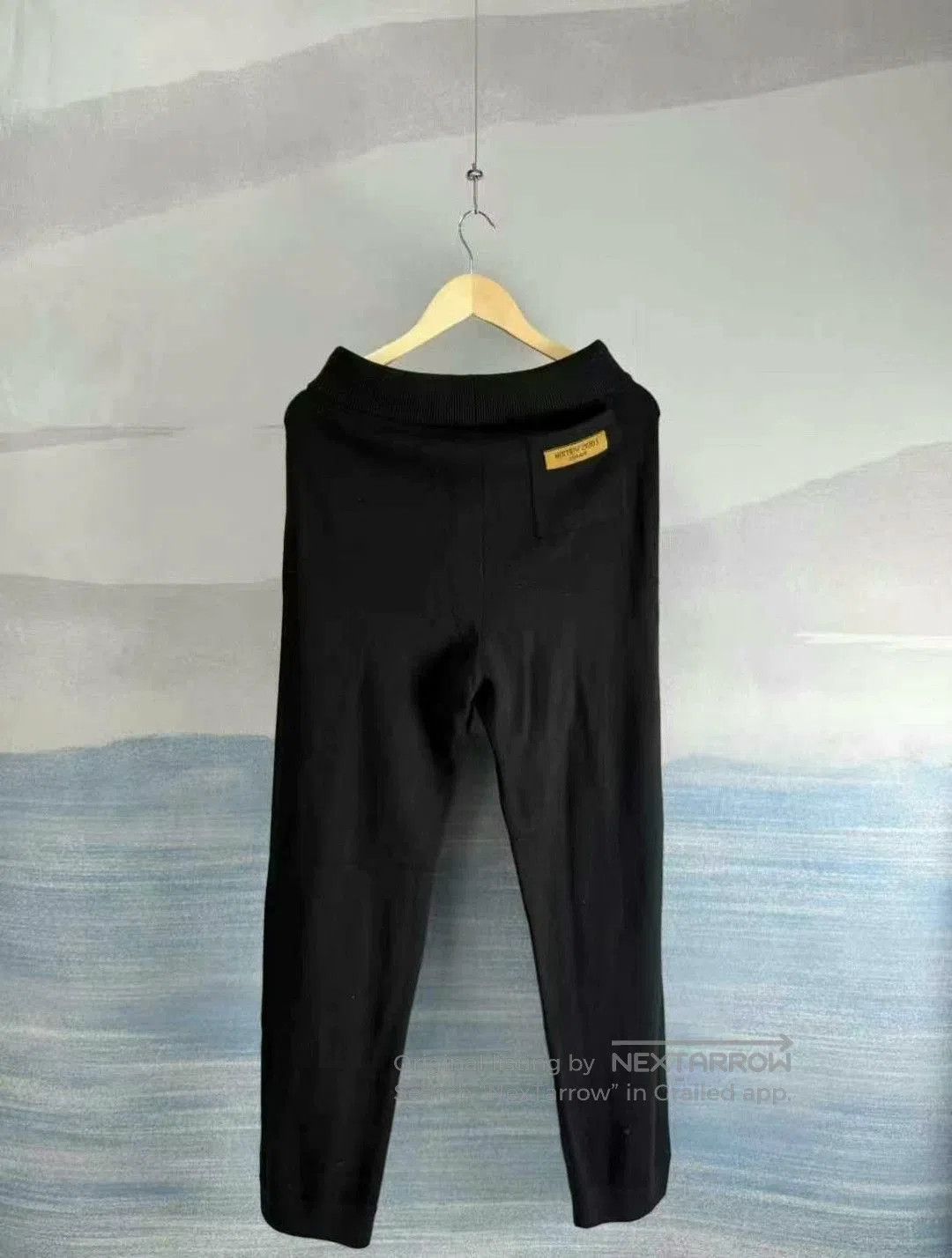 Louis Vuitton louis vuitton black cashmere pants size small. Size 23" - 3 Thumbnail