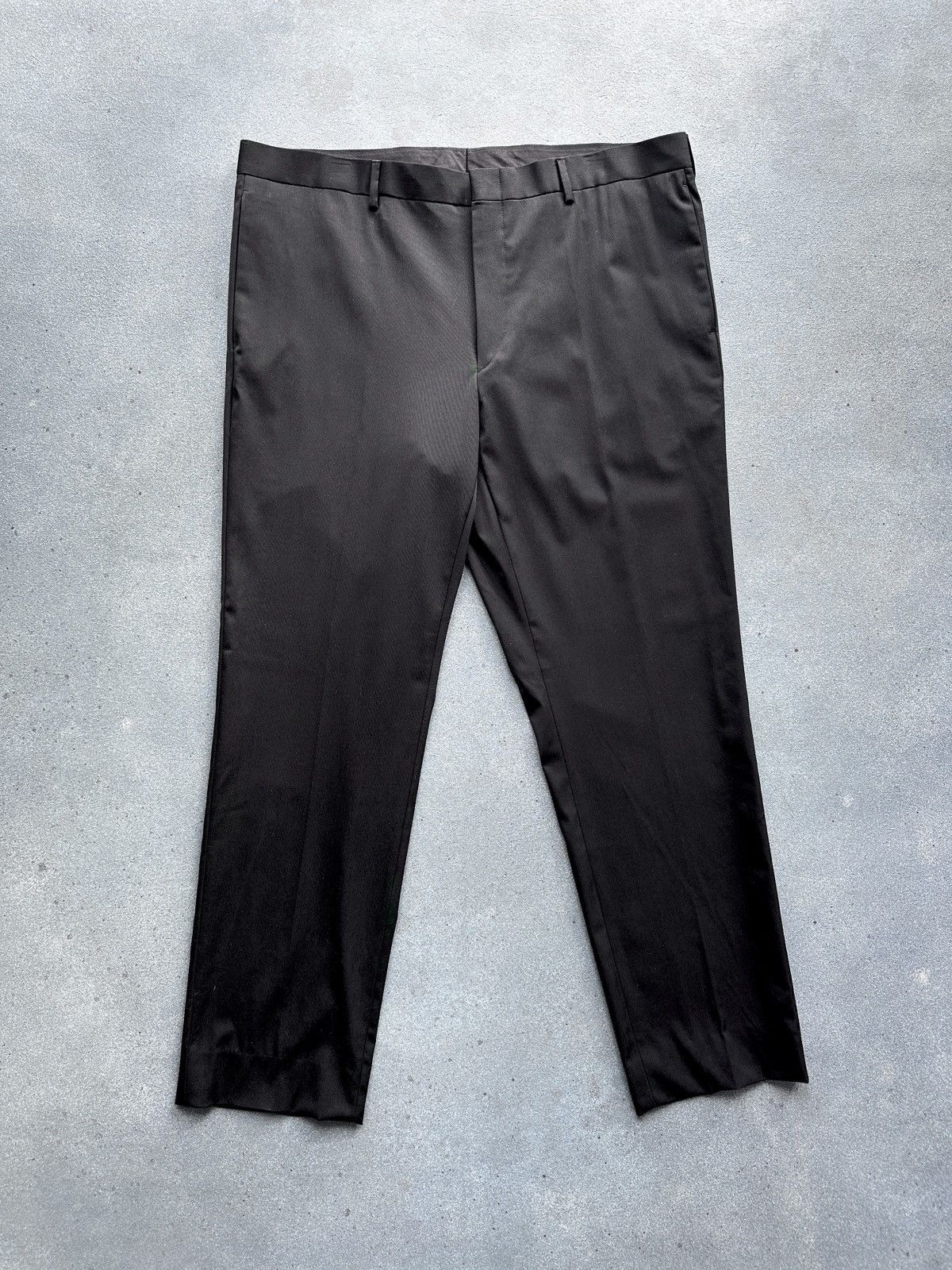 Dior DIOR Wool Black Trousers Pants Size: 54 (pants 38-40) Size US 38 / EU 54 - 1 Thumbnail