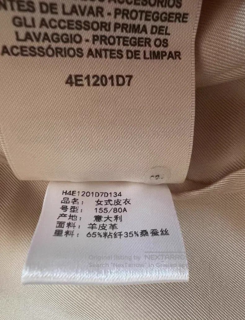 Hermes Hermes 24 autumn-winter leather jacket coat Size XXS / US 00 / IT 34 - 6 Thumbnail