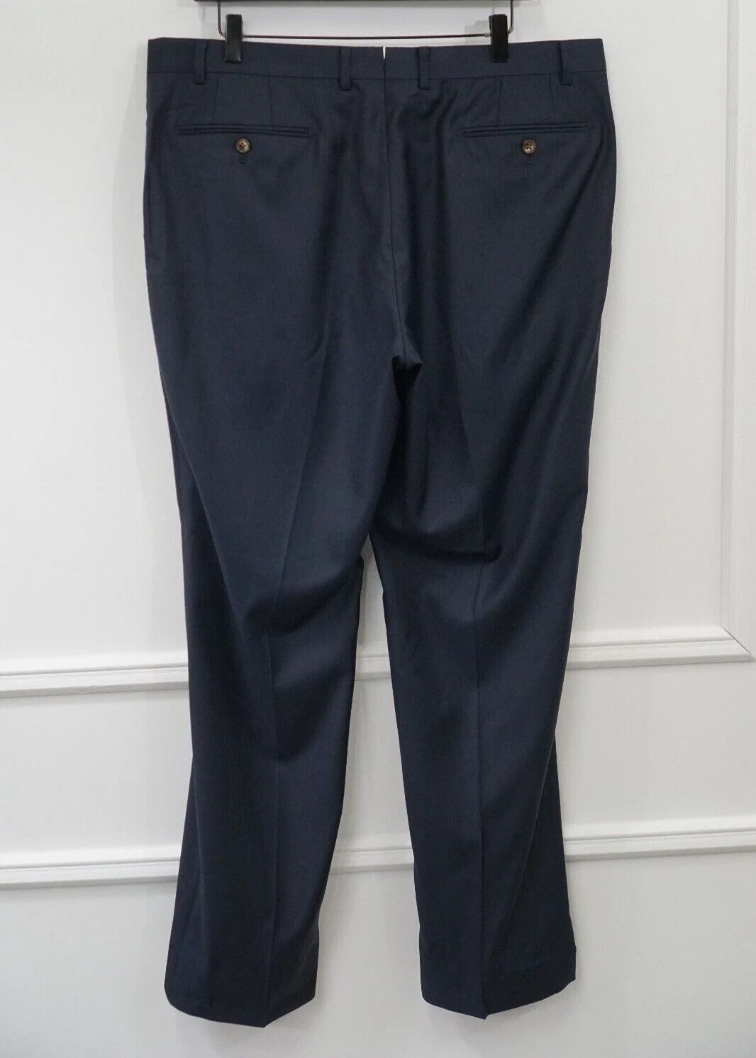 Suitsupply Men Suitsupply 3 Piece Suit Lazio Navy Vitale Barberis US46S Size 46S - 8 Thumbnail