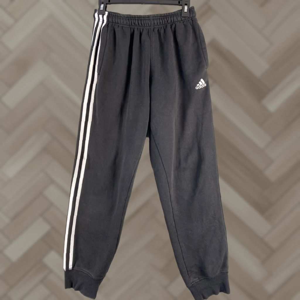 Adidas Adidas triple black sweatpants track pants size men's Small S / 37-21 Size US 29 - 1 Thumbnail