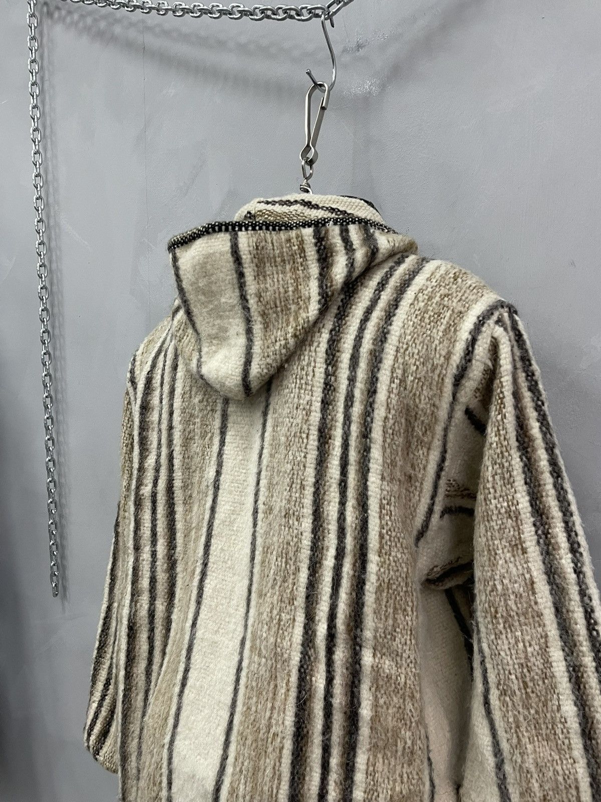 Nirvana Kurt kobain style Knit Wool aztec zip hoodie 90s Vintage Size US M / EU 48-50 / 2 - 8 Thumbnail