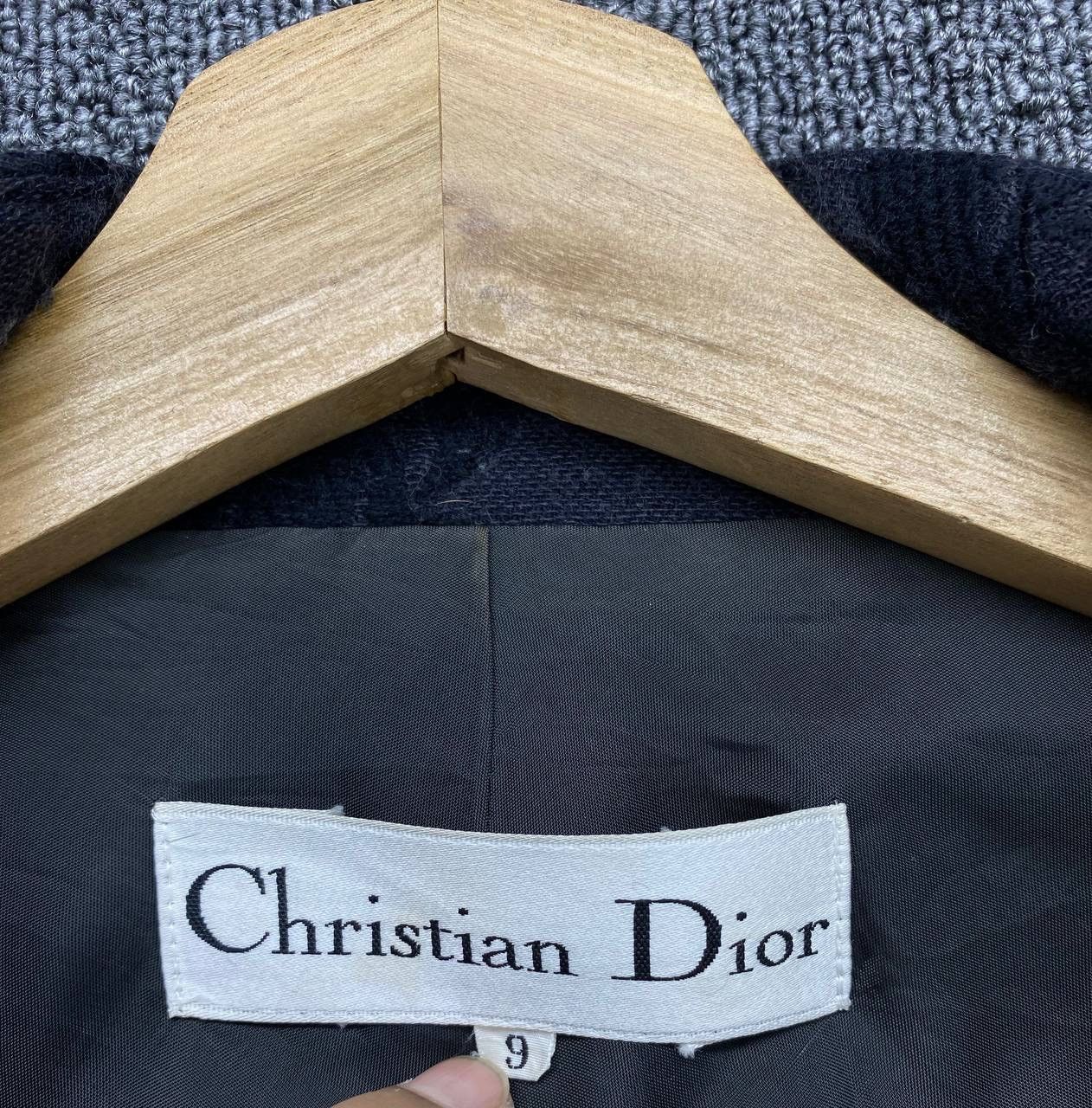 Christian Dior Monsieur Vintage Christian Dior Rare Design Wool Cardigan Jacket Size S / US 4 / IT 40 - 7 Thumbnail