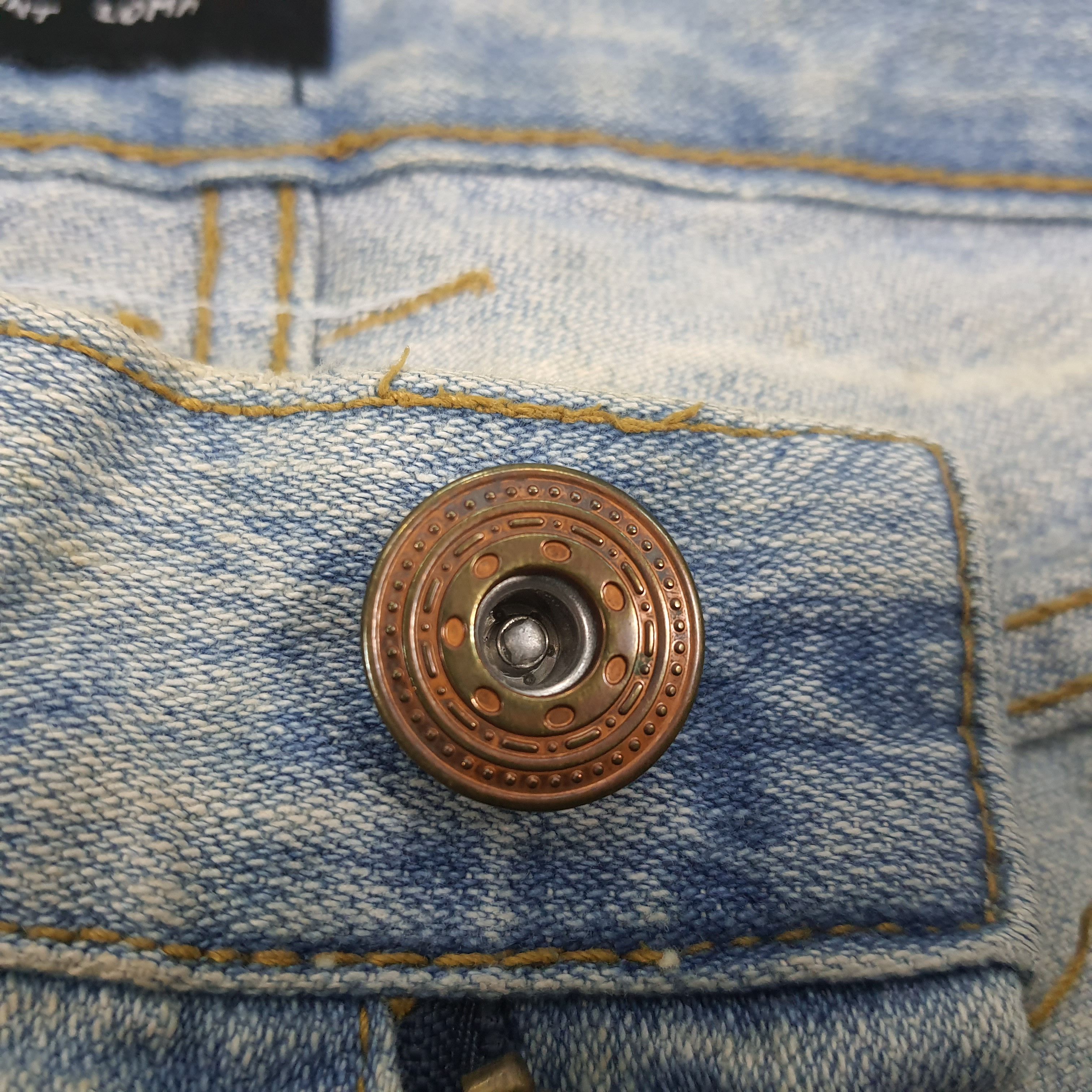 Japanese Brand Vintage Point Loma Art Design Distressed Style Jeans Size US 32 / EU 48 - 11 Thumbnail