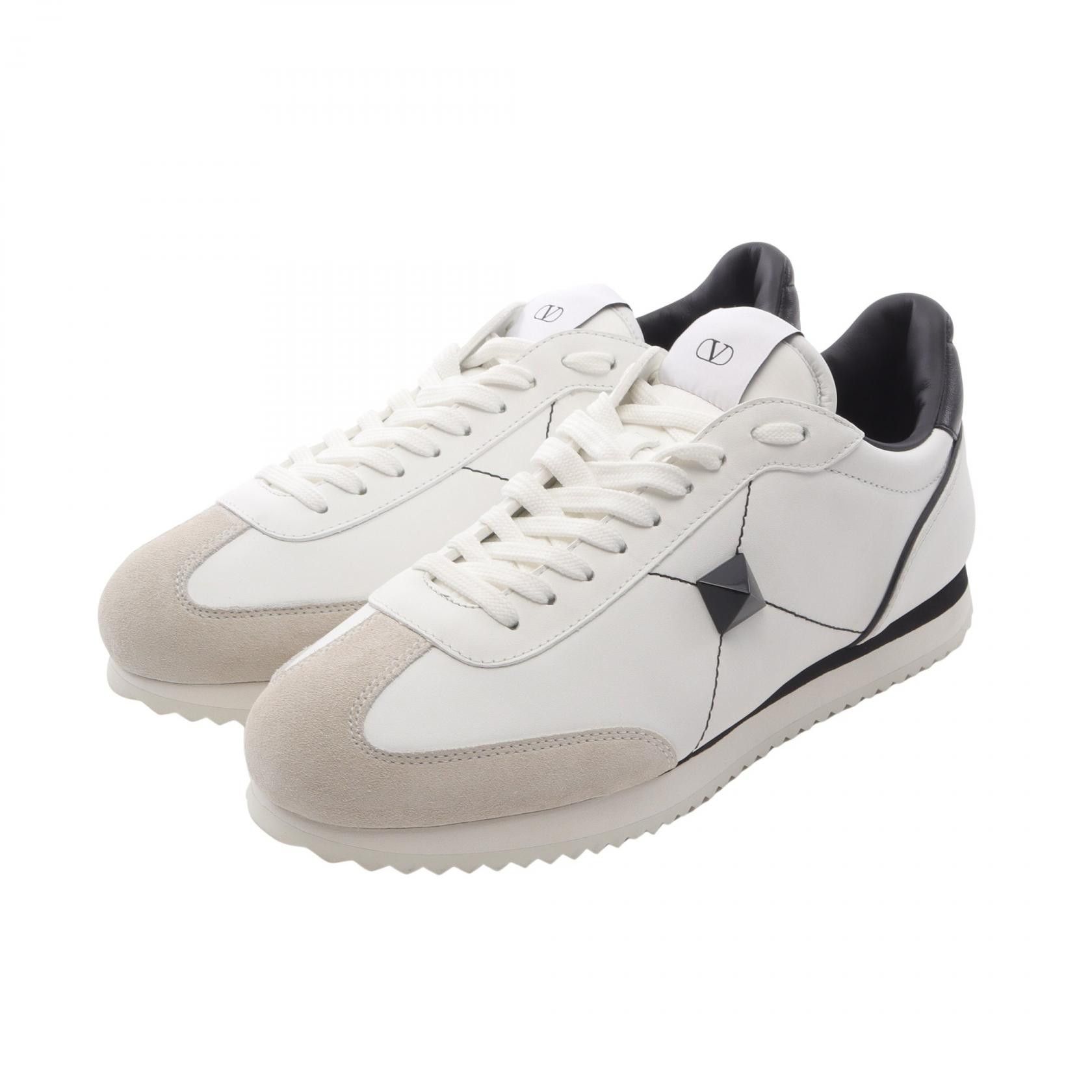 Valentino Valentino Valentino Garavani Rockstud leather suede sneakers Leather Shoes 2Y2S0G51 DUTY FREE for USA Size ONE SIZE - 1 Thumbnail