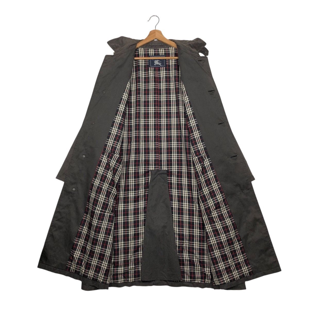 Burberry 📌Vintage Trench Coat Burberrys Long Jacket Nova Check Size US M / EU 48-50 / 2 - 15 Thumbnail