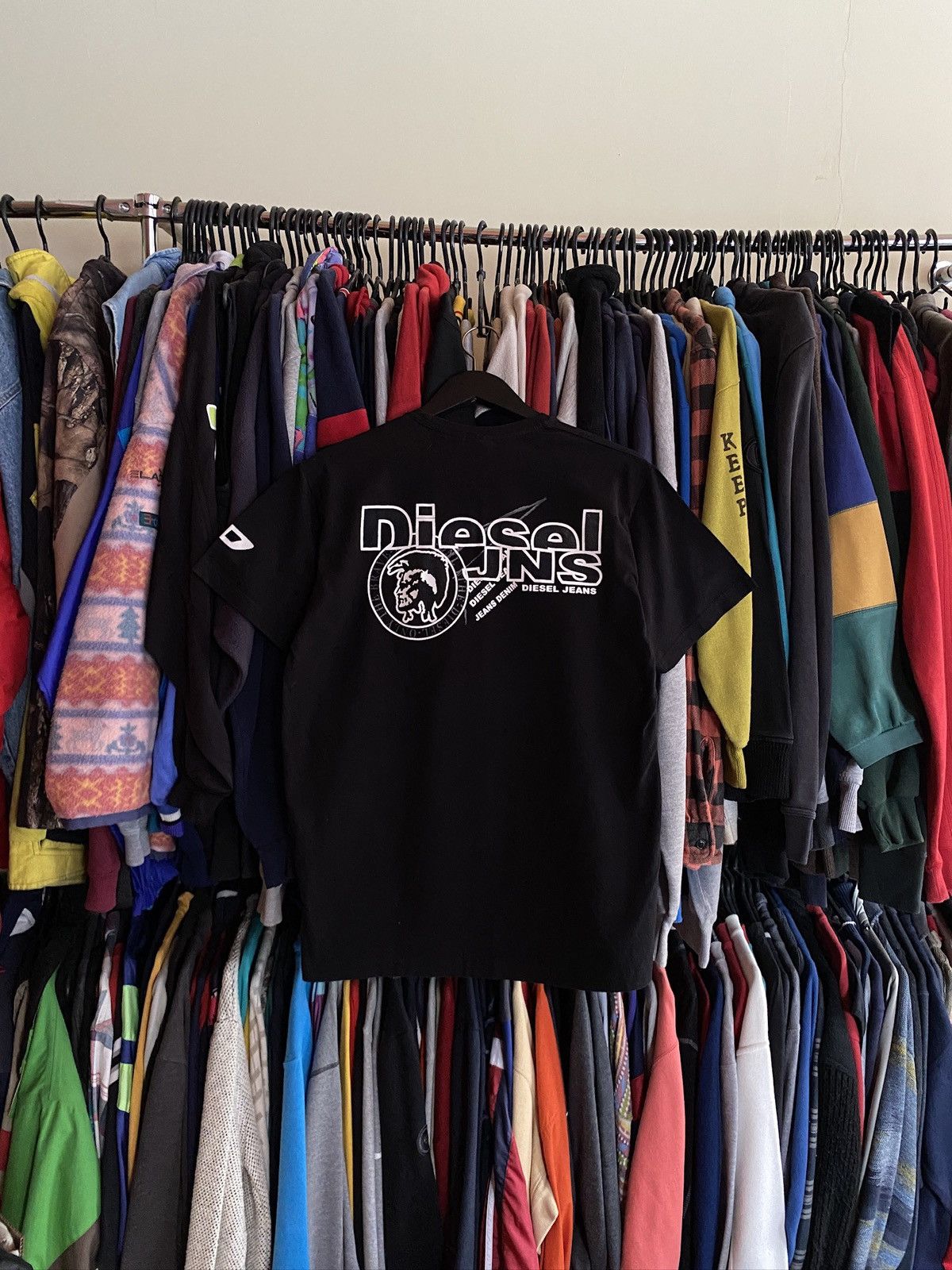 Diesel VINTAGE DIESEL BIG LOGO T-SHIRT Y2k Size US L / EU 52-54 / 3 - 1 Thumbnail
