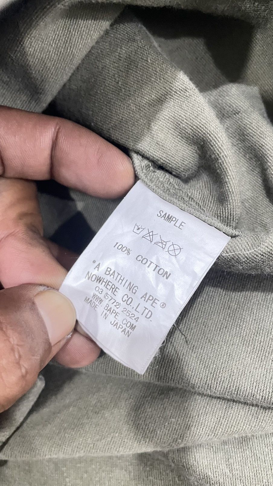 Bape A Bathing Ape double pocket sunfaded worker shirt style Size US M / EU 48-50 / 2 - 9 Thumbnail
