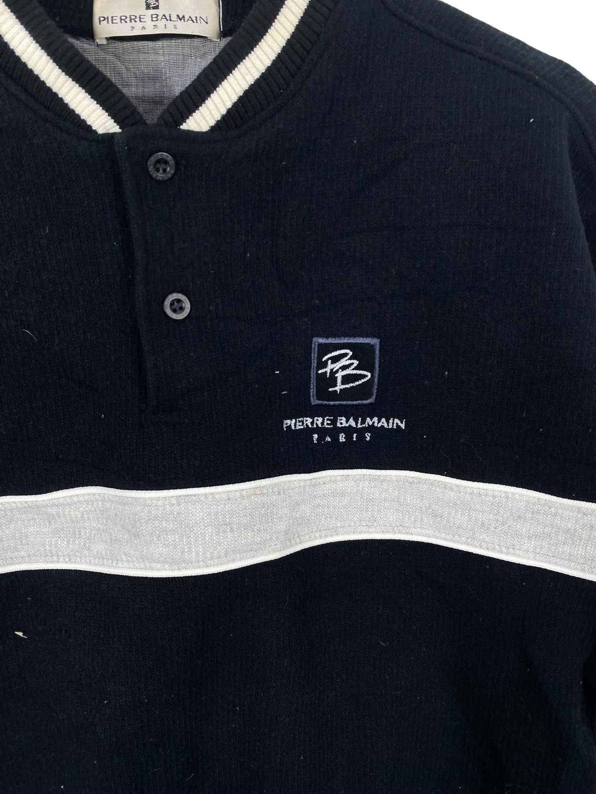Pierre Balmain Vintage PIERRE BALMAIN Paris Sweatshirt Pullover Embroidered Size US M / EU 48-50 / 2 - 6 Thumbnail